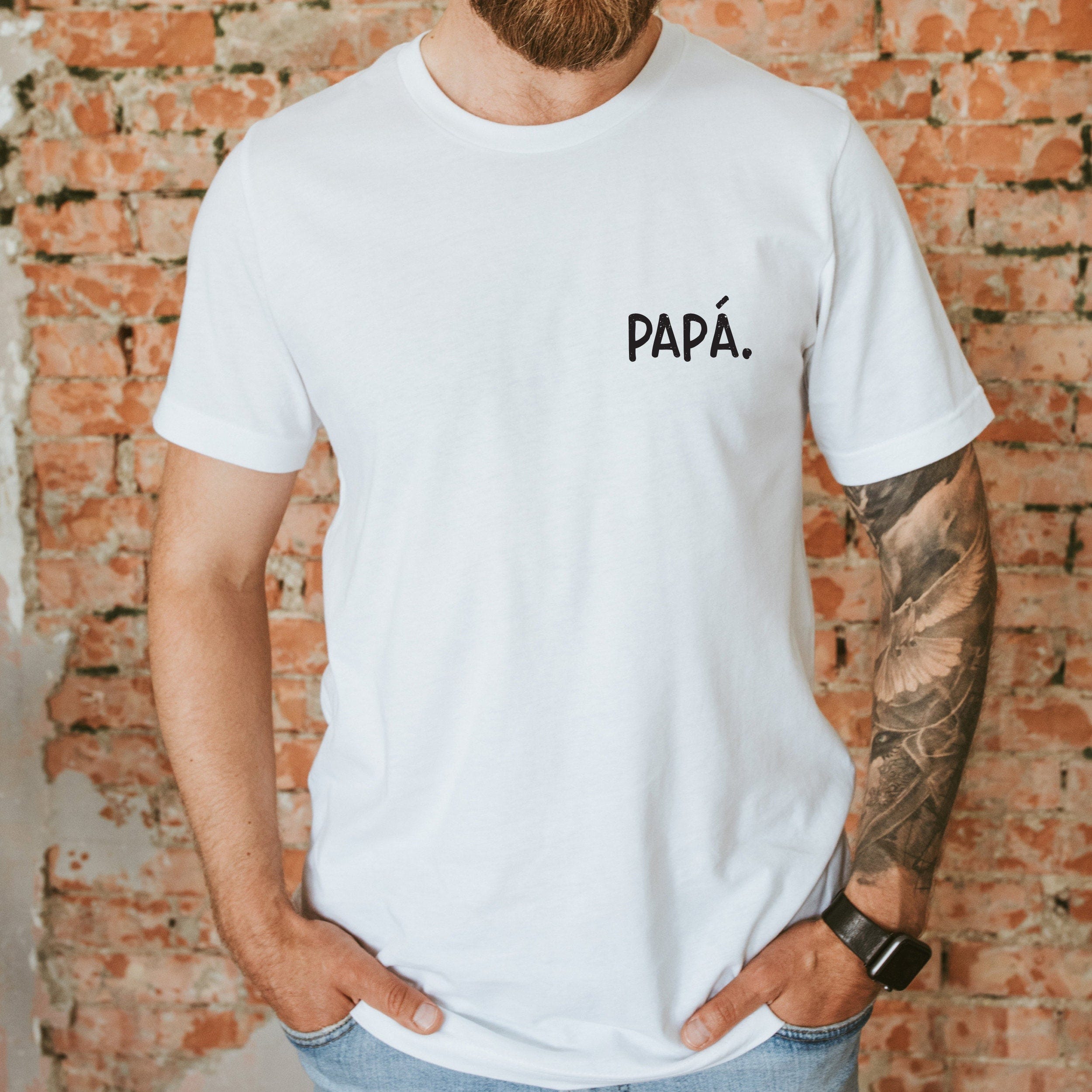 Papa T Shirt for Men - Papa Tshirt for Dad for Fathers Day Gift - Gift for Grandpa - Dia del padre