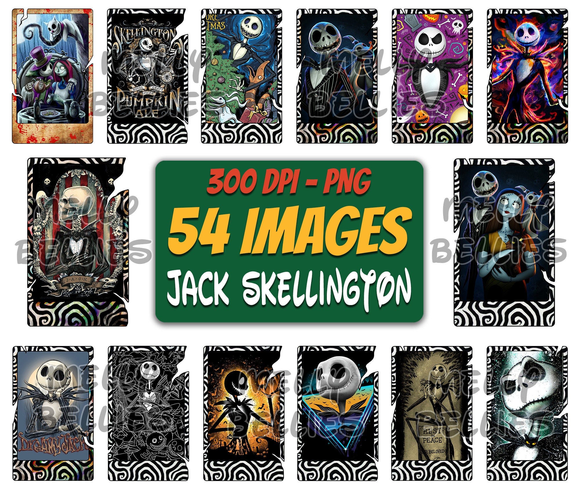 50+ Designs Nightmare Before Christmas Png Bundle, Tarot Card Spooky Png Sublimation, Skeleton Halloween Png, Clipart, Digital Download