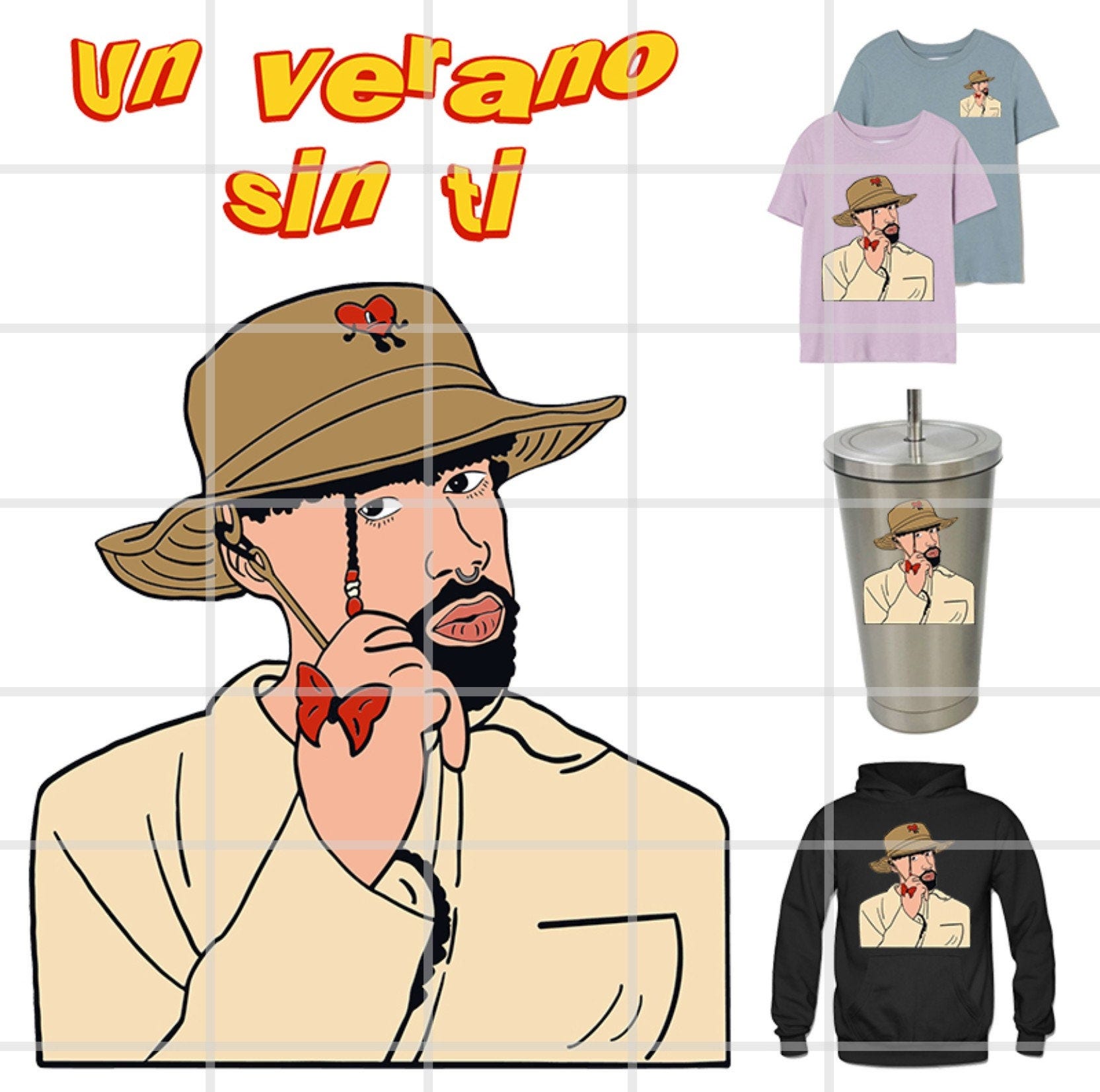 Un Verano Sin Ti PNG, Bad bunny svg, bad bunny PNG, benito svg bad bunny, bundle svg, mega bundle svg, svg file, svg cricut