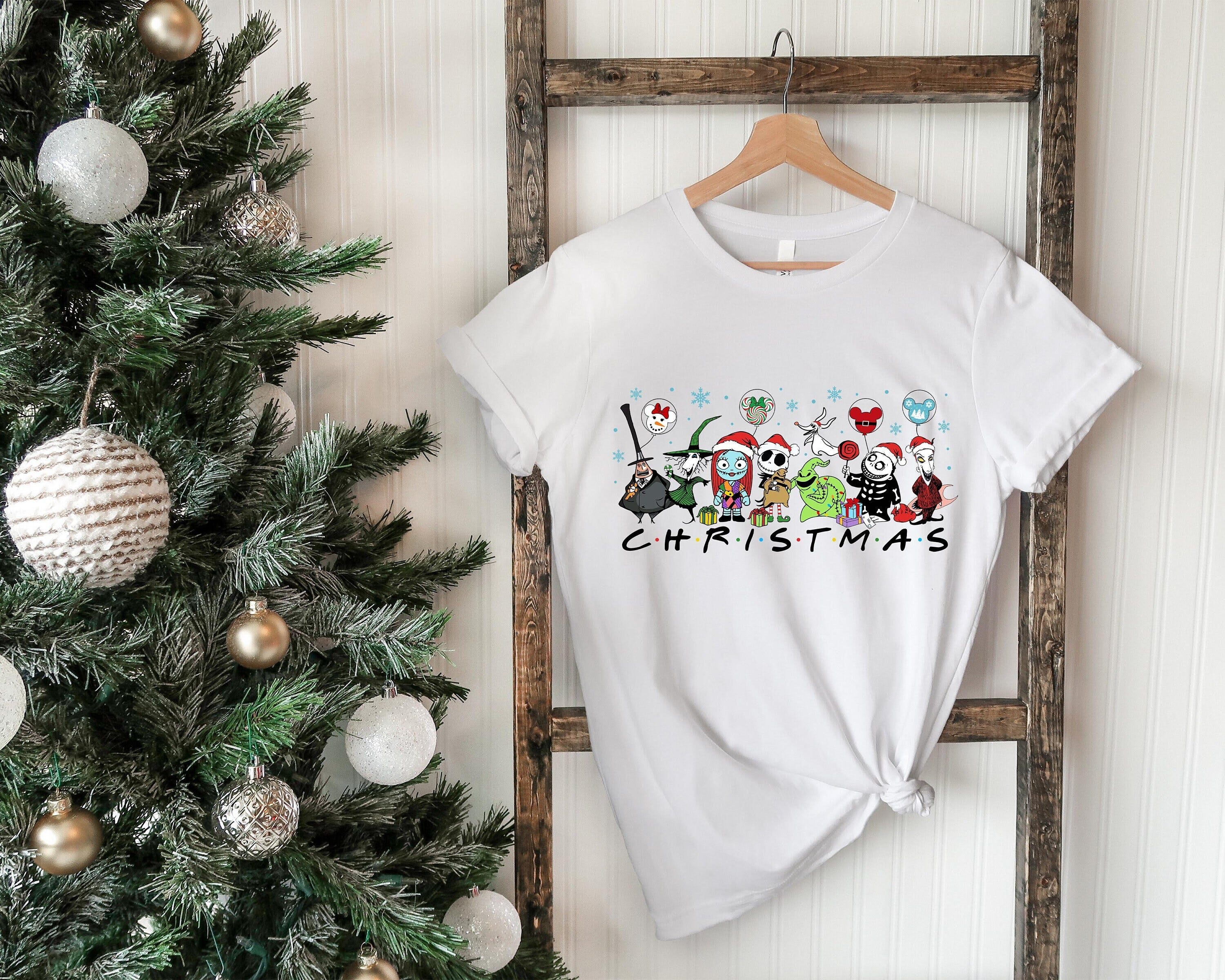 Nightmare Before Christmas Shirt, Jack and Sally Christmas Shirt, Jack Skellington Xmas Shirt, Disney Christmas Shirt.