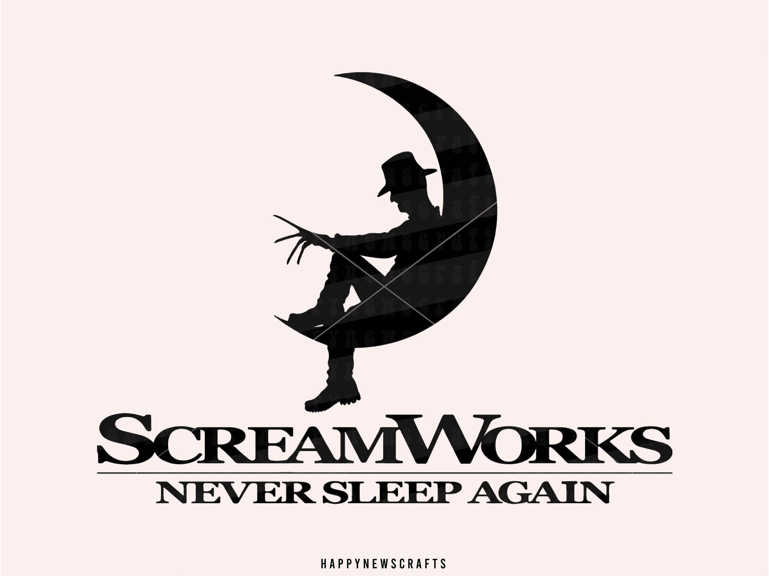 Freddy Svg, Scream Works Never Sleep Again Svg, Halloween Svg, Horror Movie Svg, Scary Movie Svg, Digital Files, Cricut, Silhouette