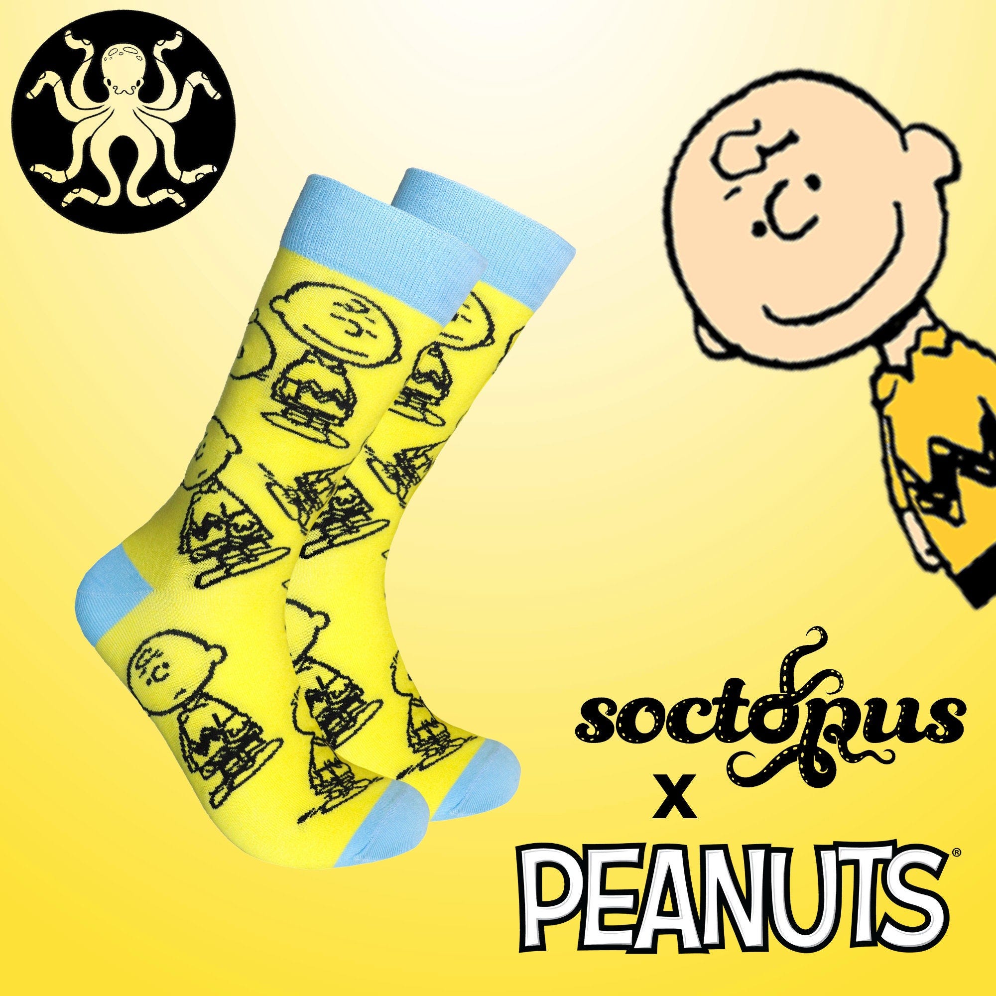 Charlie Brown Socks - Peanuts Socks - Snoopy - Novelty socks - Unisex Socks - Socks Gifts - Socks for Men - Socks for Women