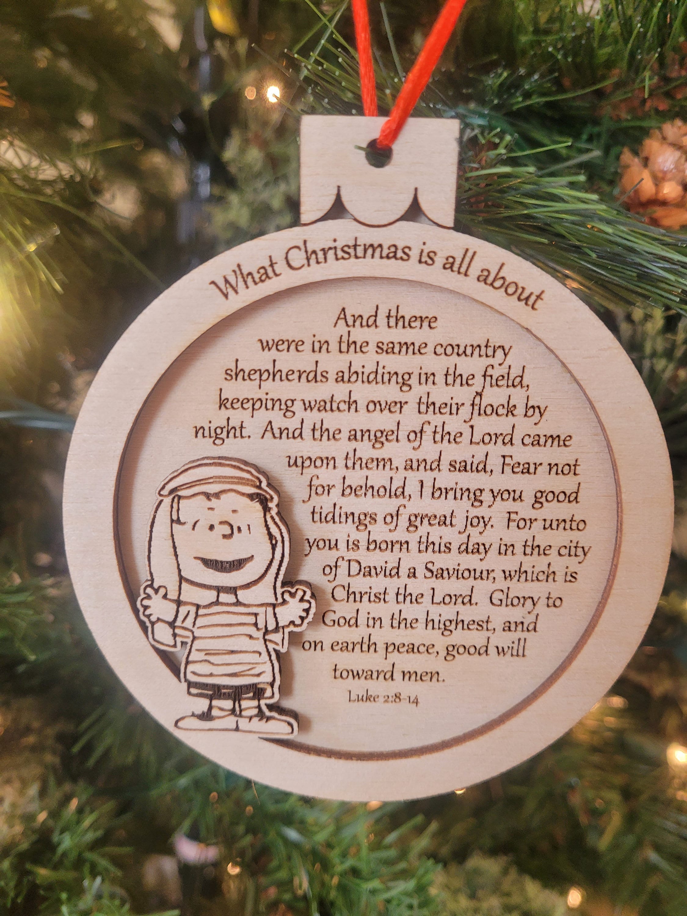 Christmas Ornament - What Christmas is all About 2
