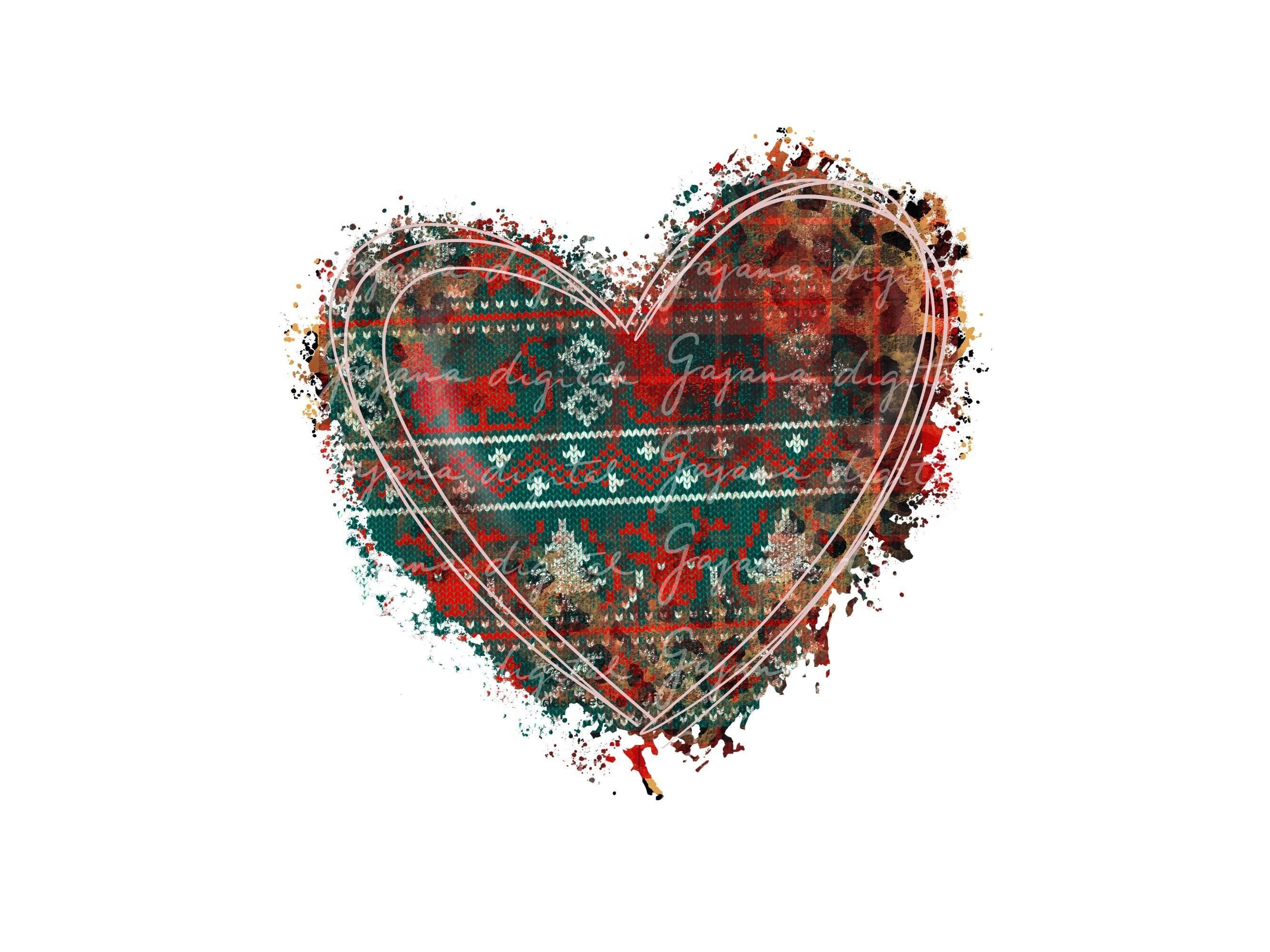 Christmas. heart PNG, christmas love png, retro christmas png, heart sublimation, valentines day, merry christmas png, digital download