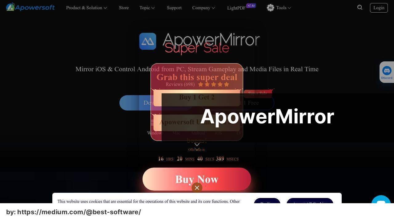 https://www.apowersoft.com/phone-mirror screenshot