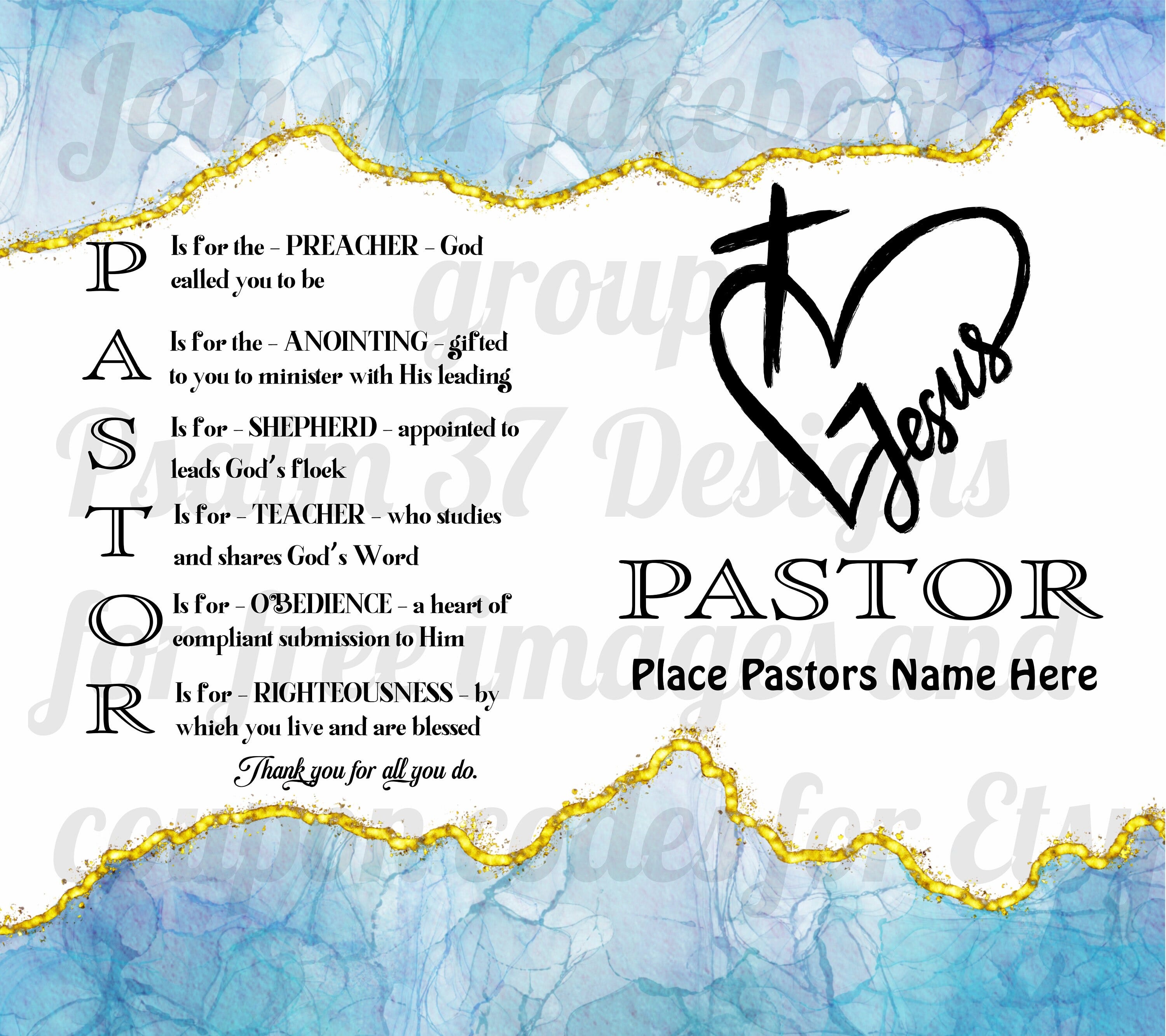 Pastor Appreciation Gift PNG pdf jpeg Sublimation wrap tumbler bags totes towels shirts canvas slate High Resolution 600dpi Thank you gift