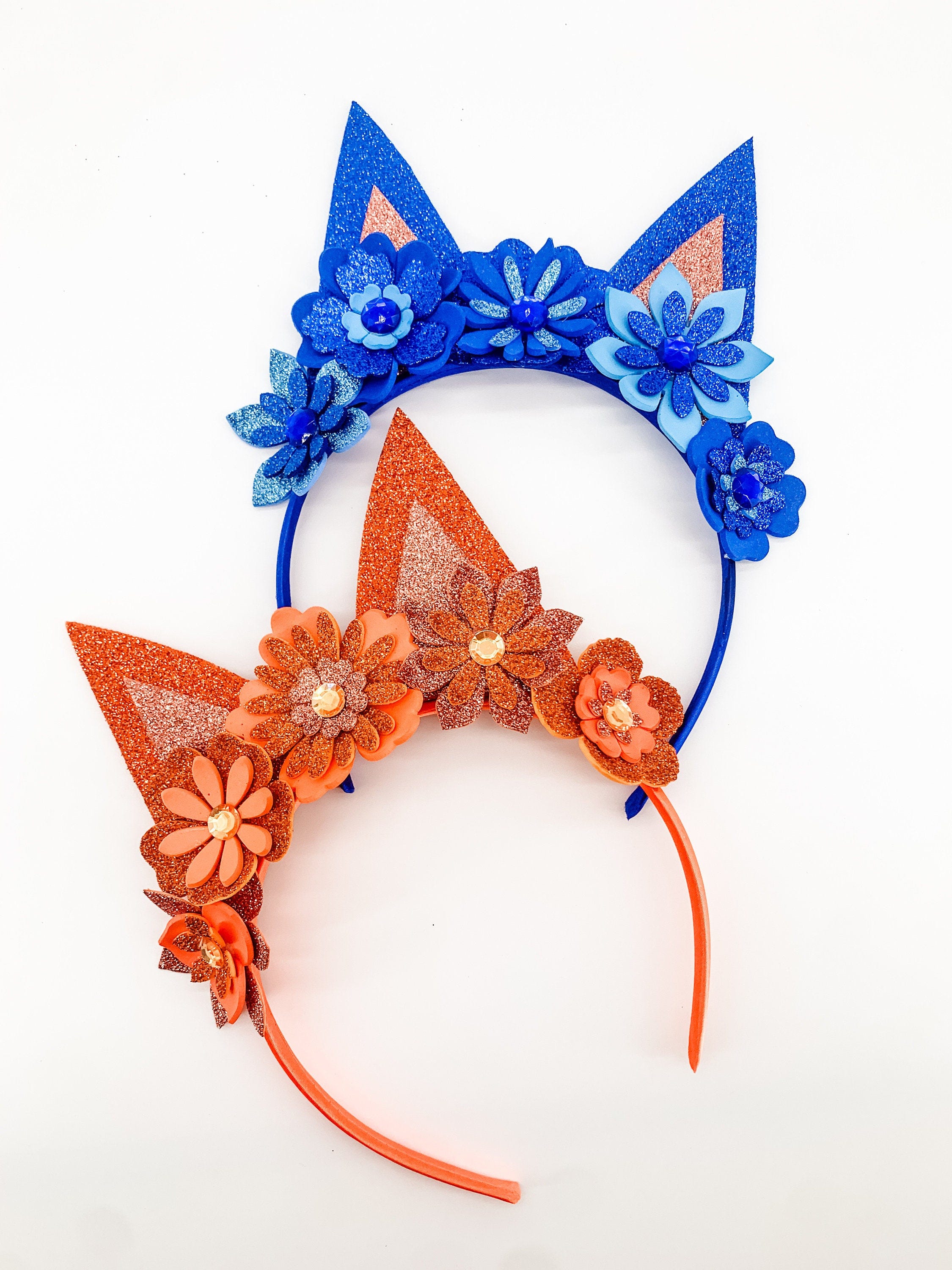 Bluey & Bingo Ears Flower Crowns