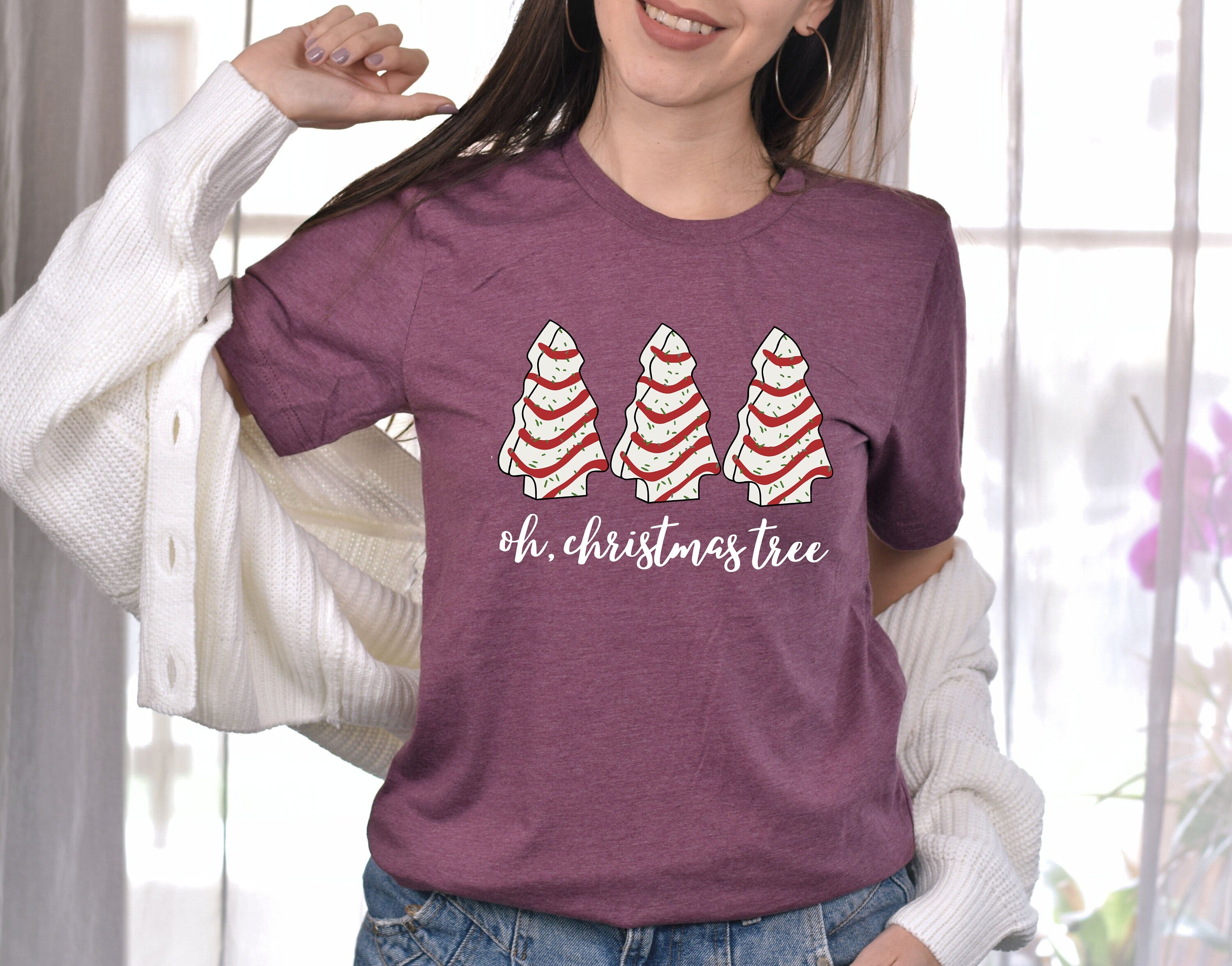 Oh Christmas Tree Cak Shirt, Debbie Christmas Tree Cake Shirt, Funny Tree Cake Shirt, Christmas Tree Shirt, Xmas Shirt