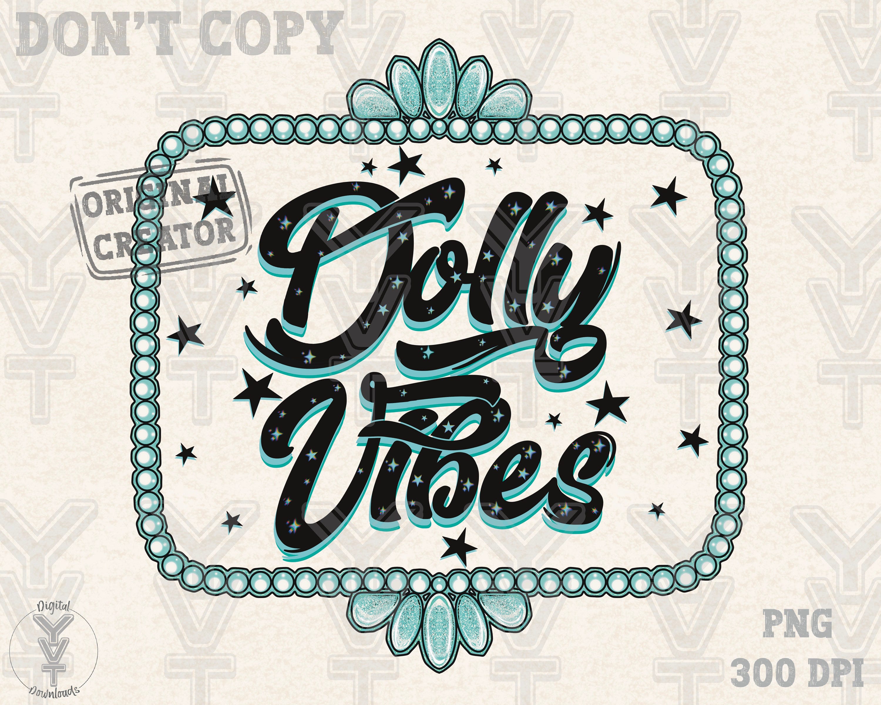 Dolly vibes turquoise png ,Western trendy design png, sublimation design, cowgirl vibes png,vintage png,fall season png