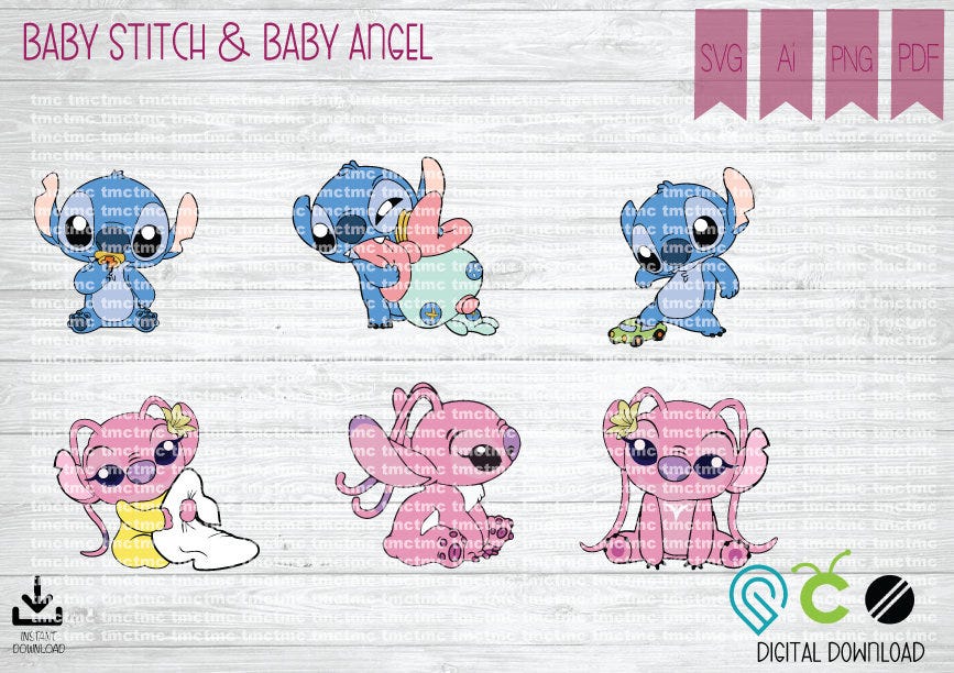 Baby Angel & Baby Stitch