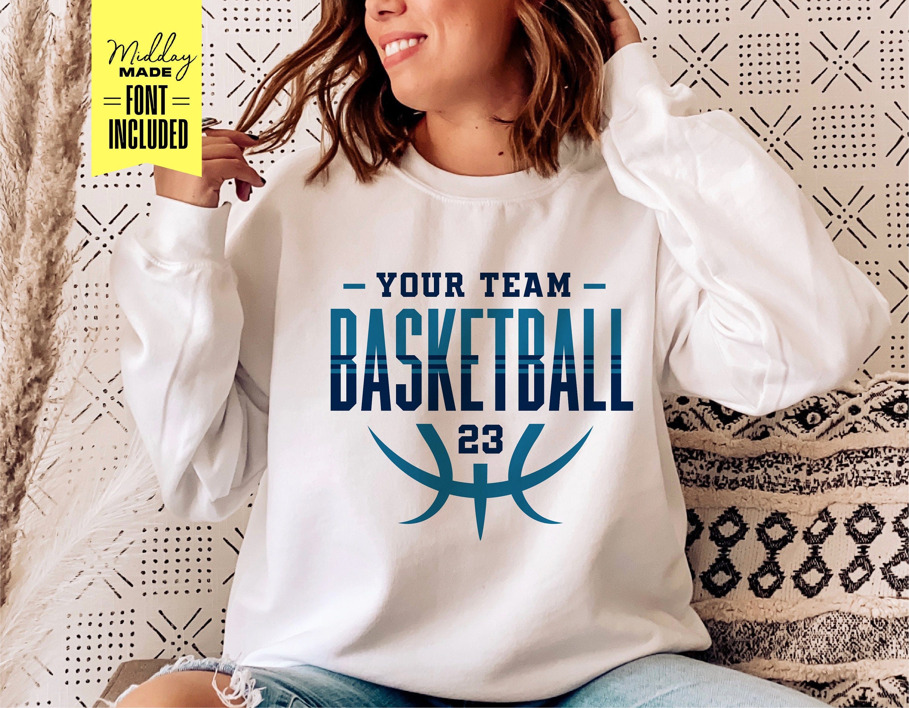 Basketball Team svg, Player Template, Ai Eps Svg Png Dxf, Basketball Mom svg, Basketball Shirt svg, Cut File, Iron On, Cricut, Silhouette