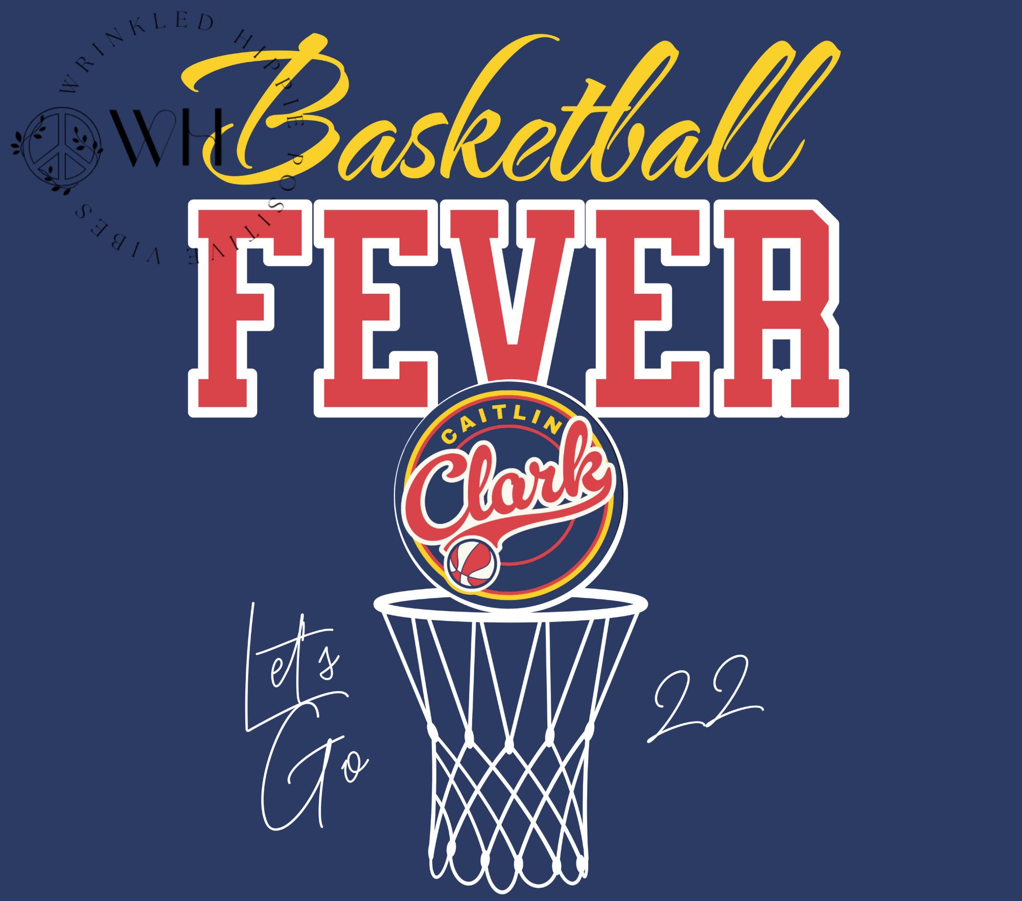 Basketball Fever Caitlin Clark png 20 oz Skinny Tumbler Wrap Designs Sublimation Design Digital Download PNG Instant DIGITAL only