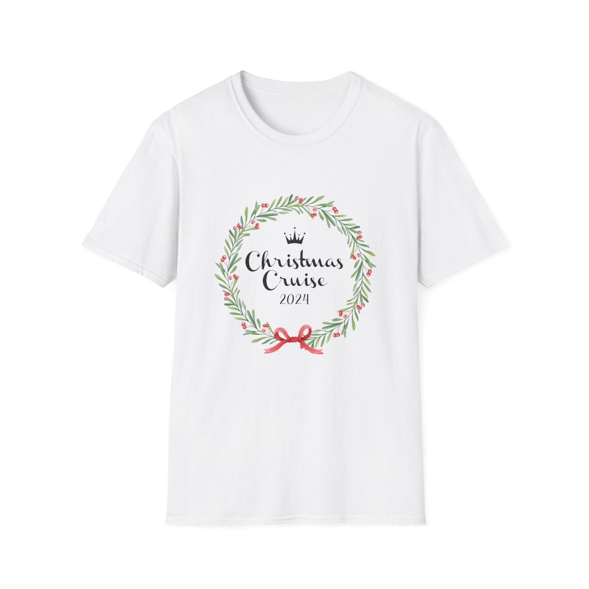 Christmas Cruise 2024 - Unisex Softstyle Tshirt - Deck number