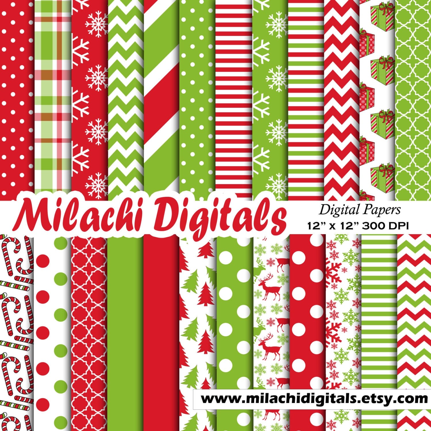 Christmas digital paper, holiday scrapbook papers, snowflake wallpaper,  polka dot background - M410