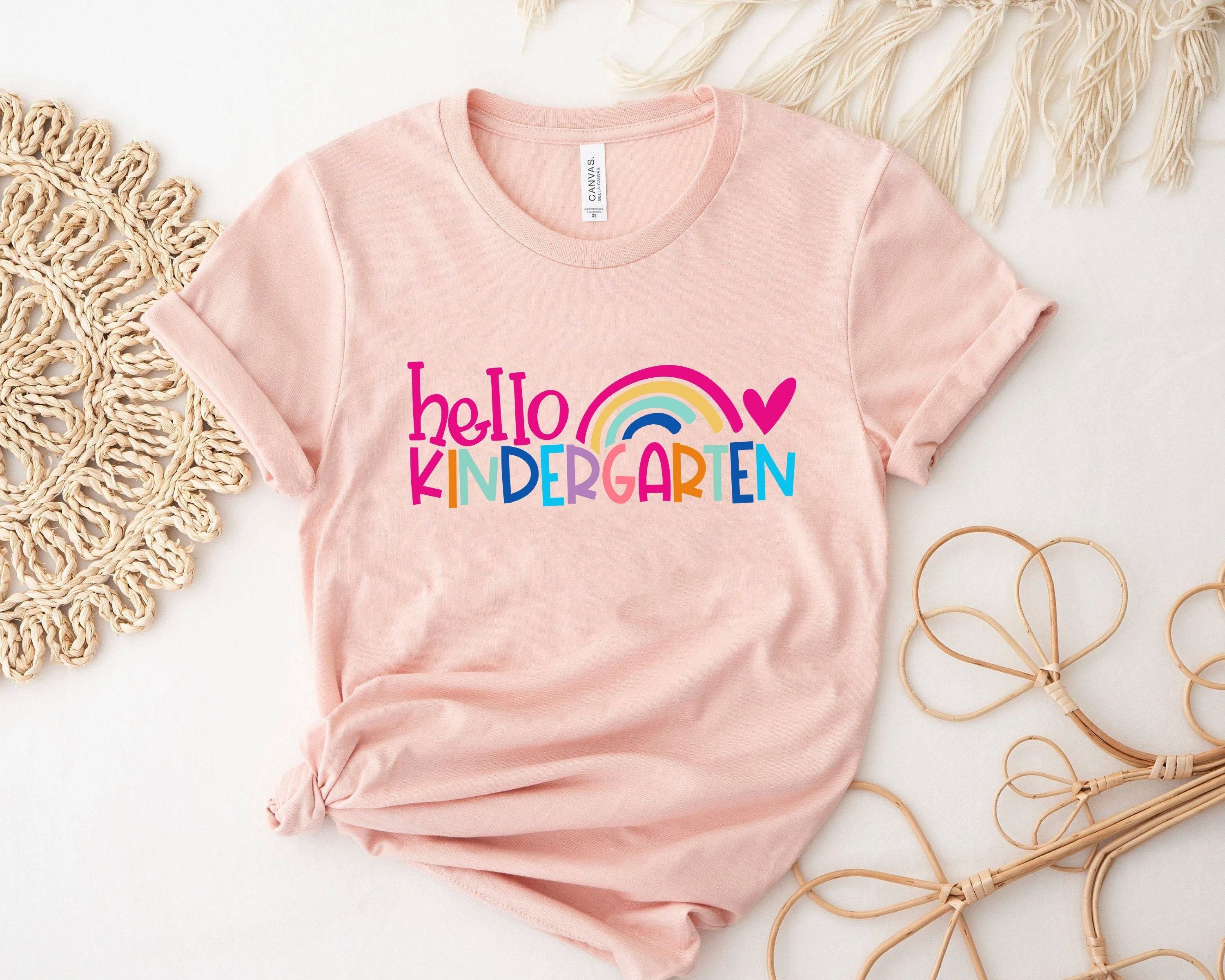 Hello Kindergarten Shirt | Kindergarten Student Shirt, First Day of School Shirt, Back To School Shirt, Kindergarten Shirts, Students Shirt