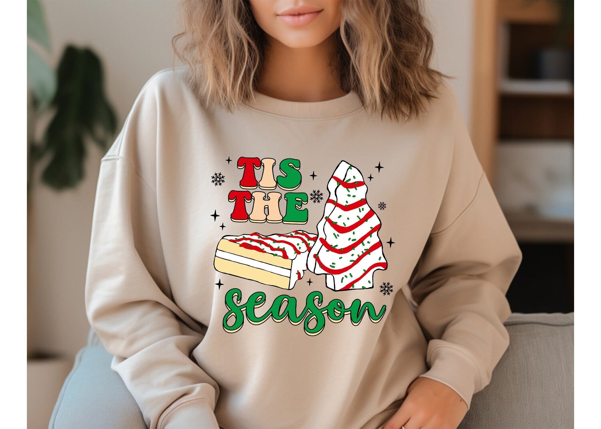 Tis The Season Tree Cake Sweatshirt, Little Debbie Cake Sweater, Christmas Tree Cake Shirt, Christmas Tree Sweater, Christmas Tree Hoodie