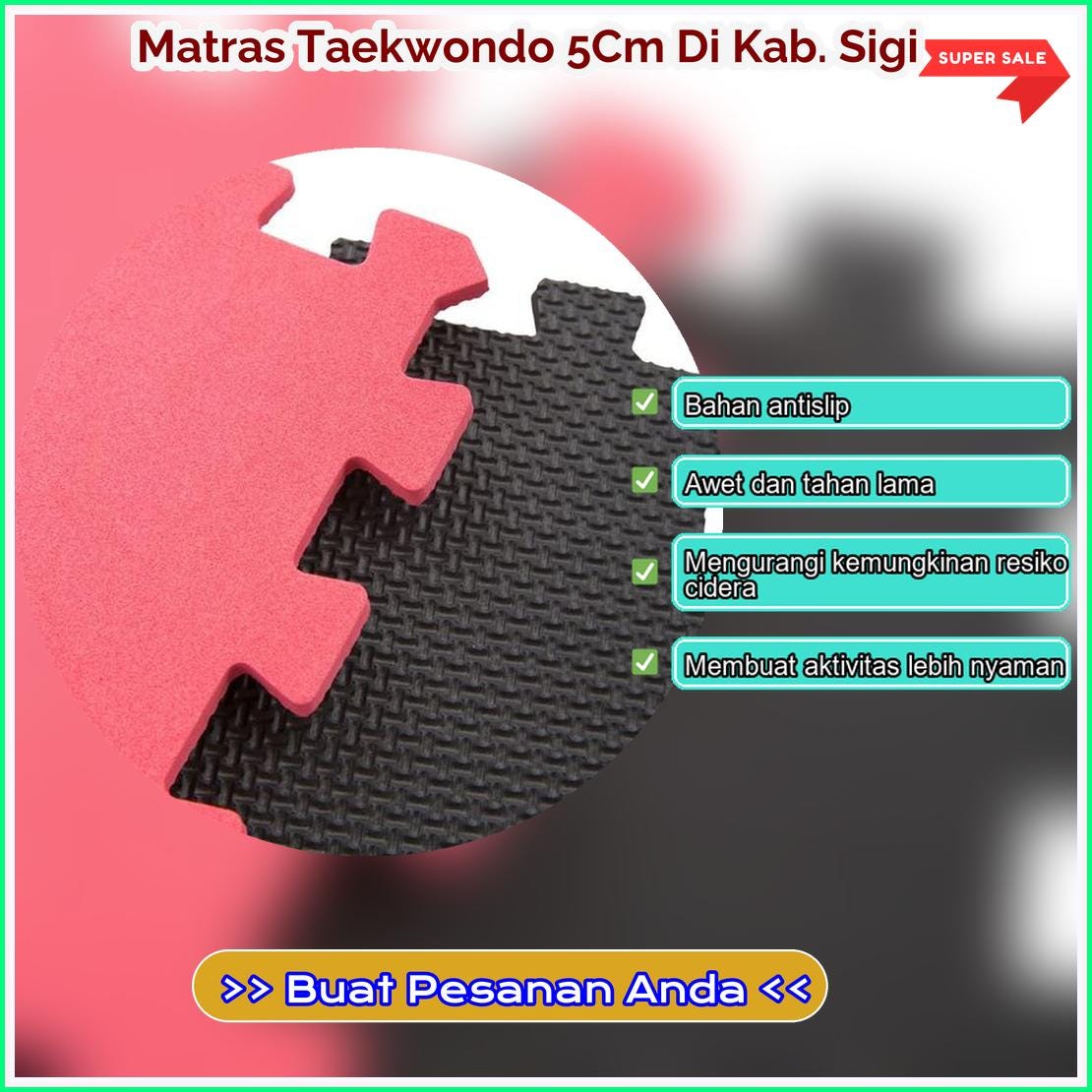 Matras Taekwondo 5Cm Di Kab Sigi