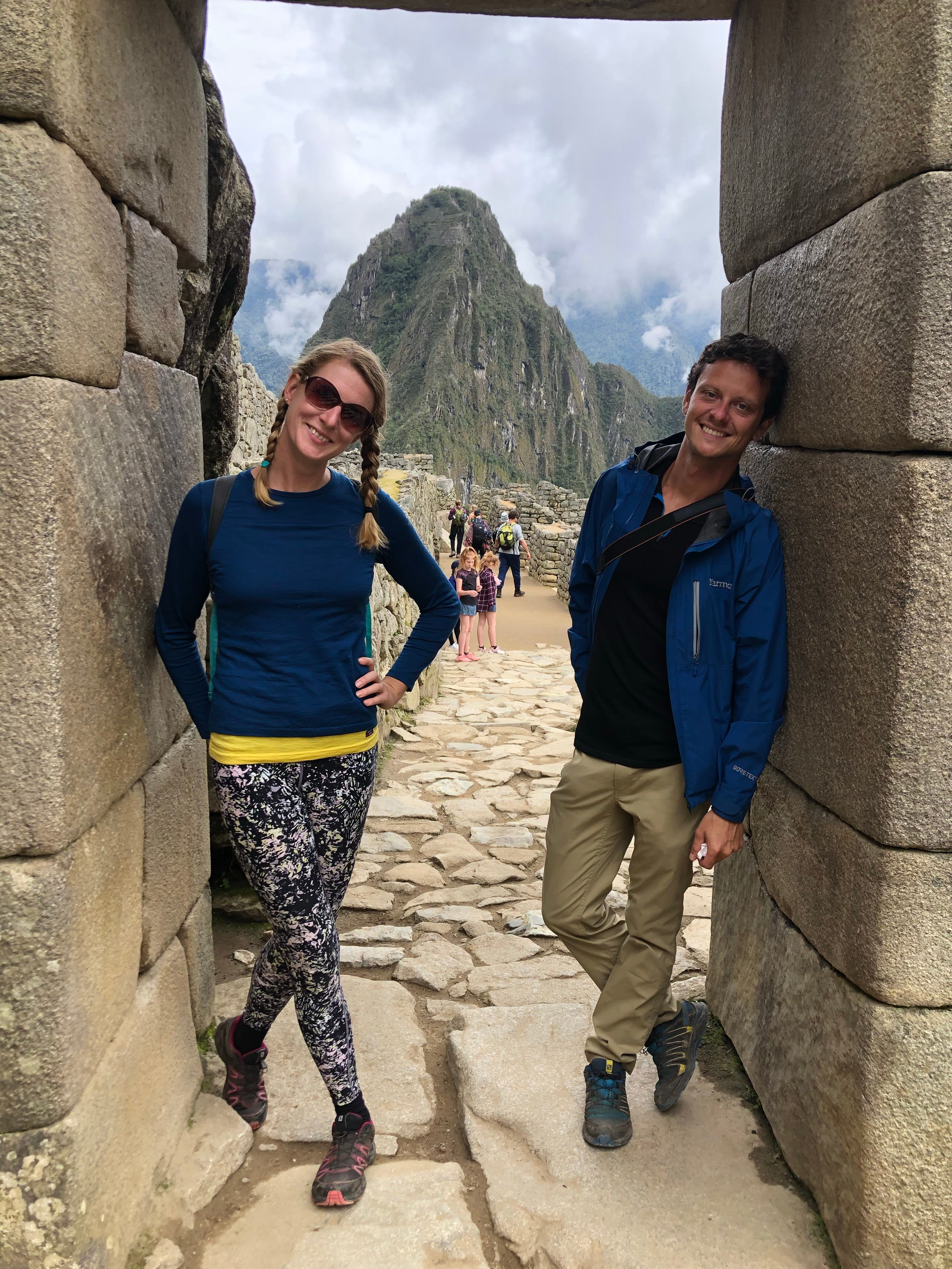 Main doors to the city of Machu Picchu.