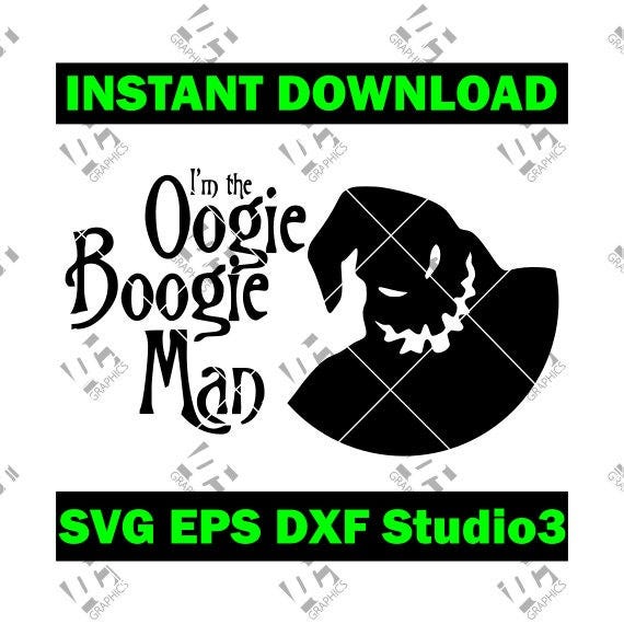 Oogie Boogie - Nightmare Before Christmas- Cutting File in SVG, EPS, DXF, and Studio3 - Cricut, Silhouette Cameo Studio- Instant Download
