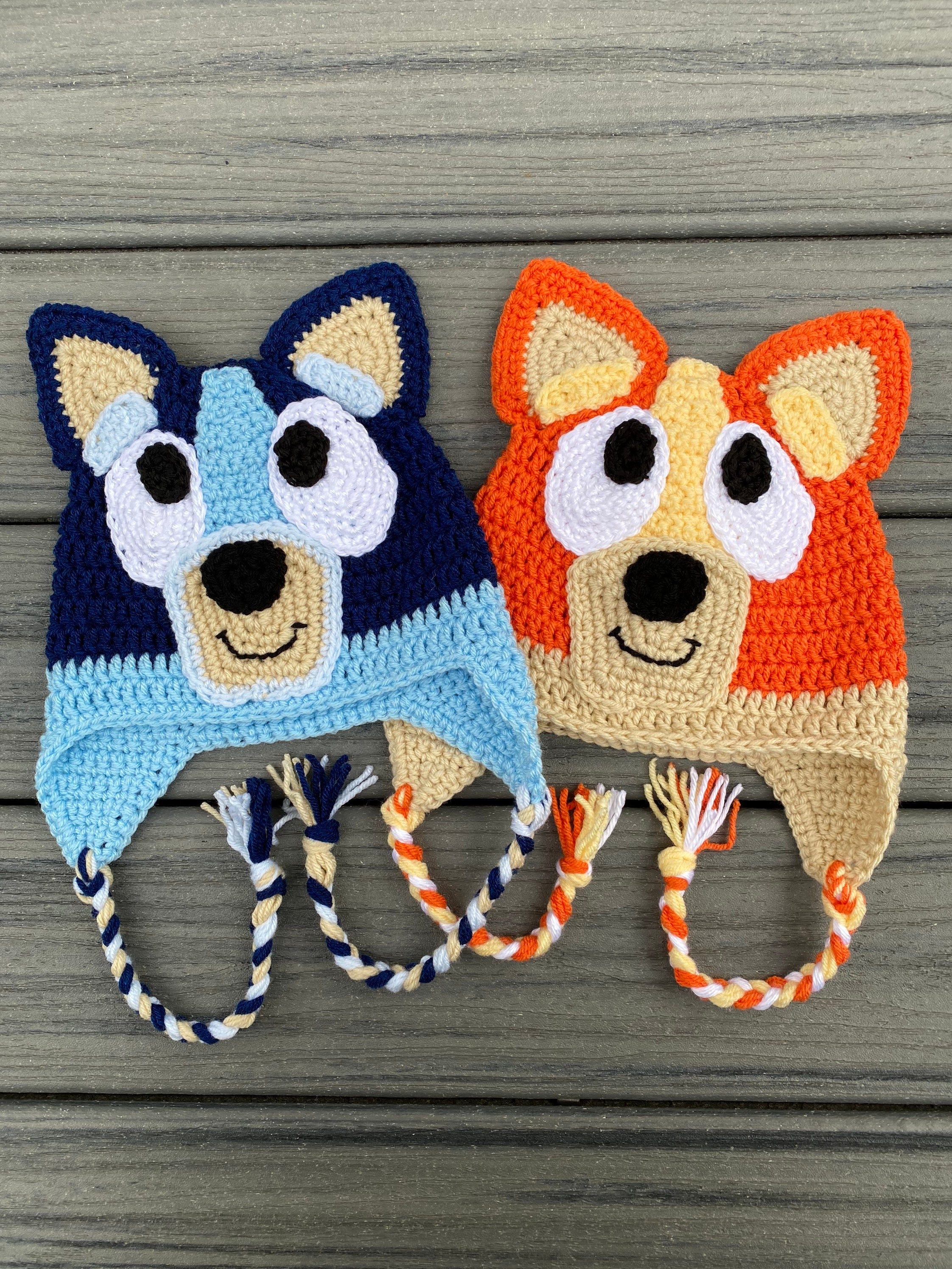 Blue or Red Heeler Hat Inspired by Bingo/Bluey