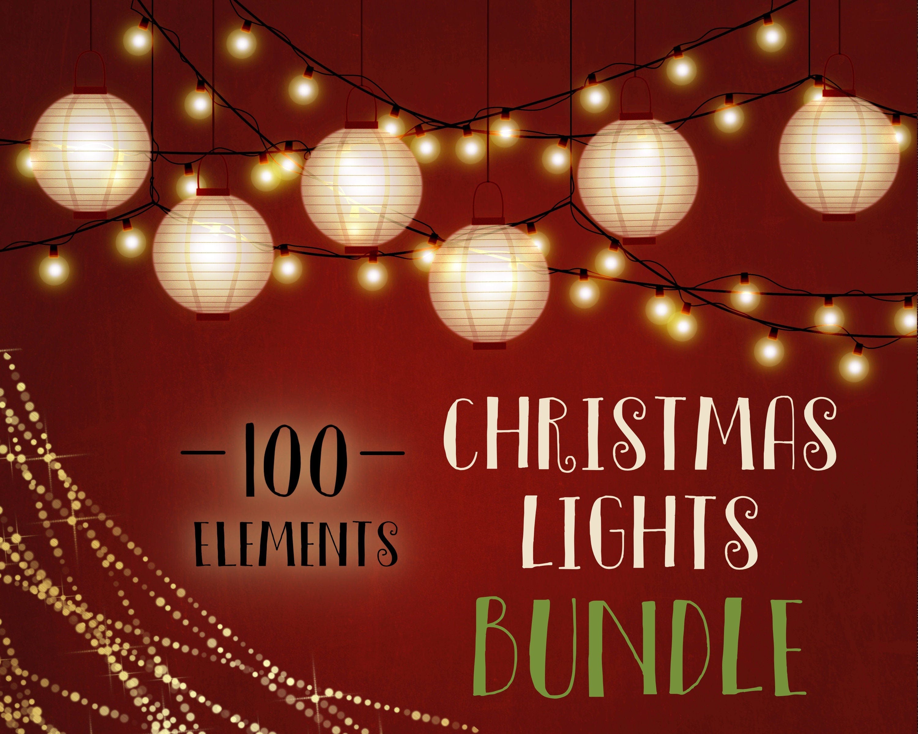 Christmas lights clipart, fairy lights clipart, Christmas overlays, Christmas clipart, xmas, lantern, lights, strings, fairy, pixie,DOWNLOAD