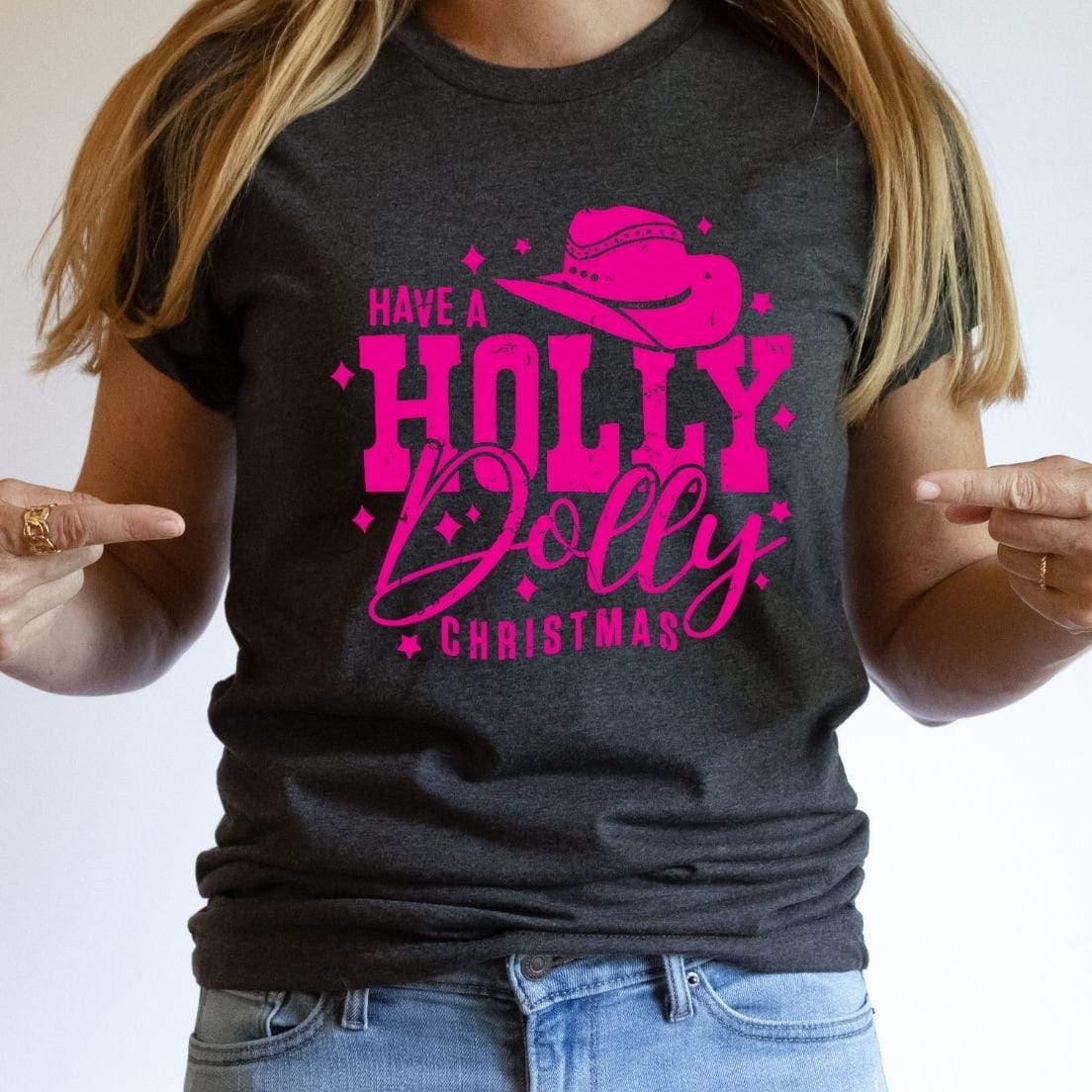 Have A Holly Dolly Christmas Shirt, Vintage Christmas Shirt, Funny Christmas Shirt, Dolly Parton Shirt, Holly Dolly Christmas Tee