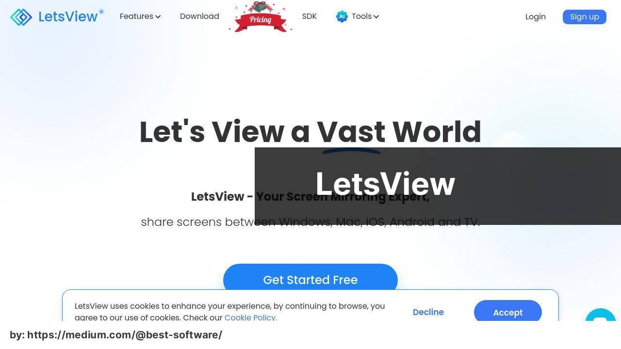 https://www.letsview.com/ screenshot