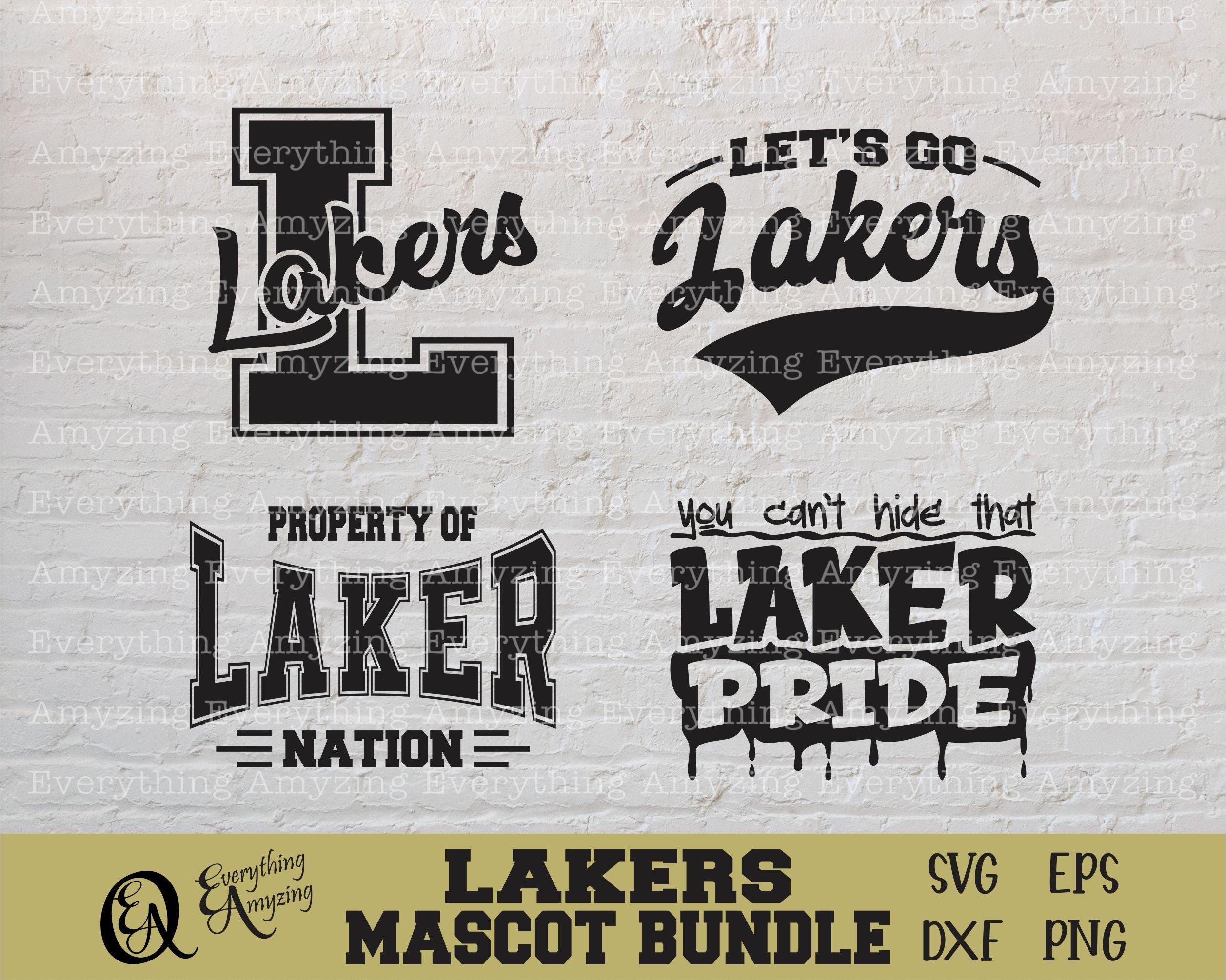 Lakers Mascot Bundle svg, Lakers School Spirit svg, Lakers Cheerleading svg, Lakers Team Gear svg, Cricut, Silhouette, svg, png, eps, dxf