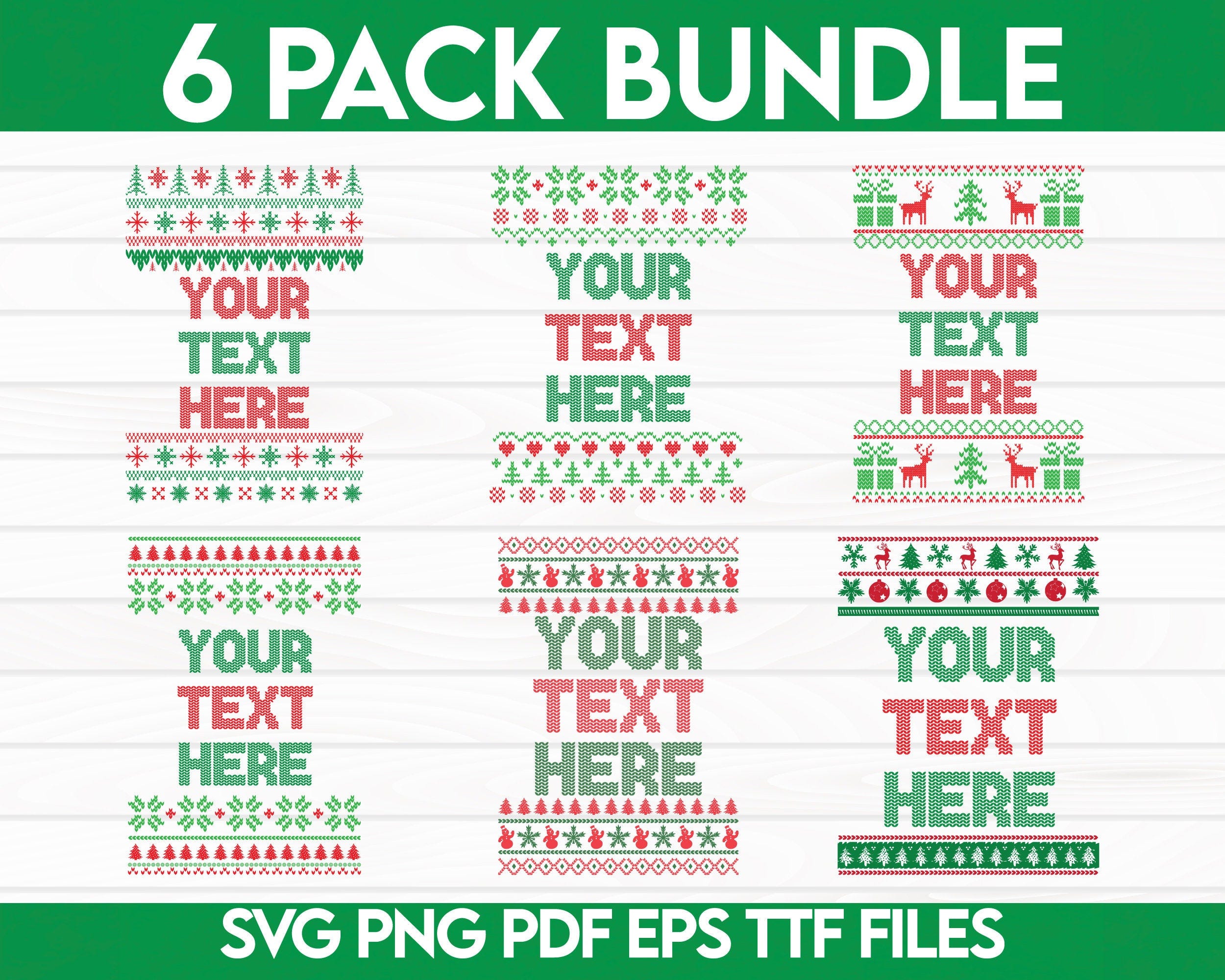 Ugly Christmas Sweater Svg, Christmas Sweater Bundle Svg, Ugly Sweater Svg Bundle, Ugly Sweater Svg, Ugly Sweater, Svg Files for Cricut