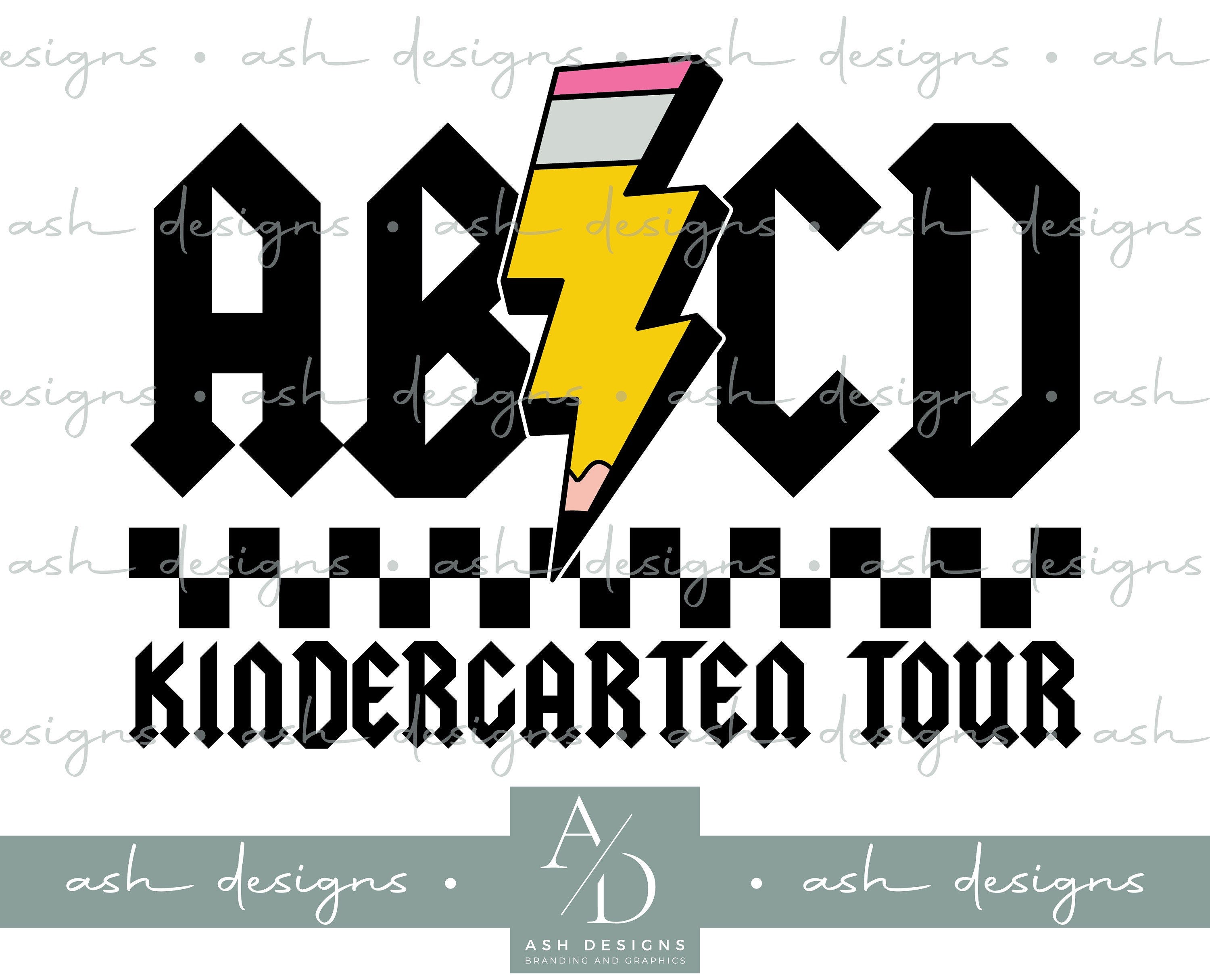ABCD Kindergarten - Digital Download (svg - eps - png - jpg - ai)