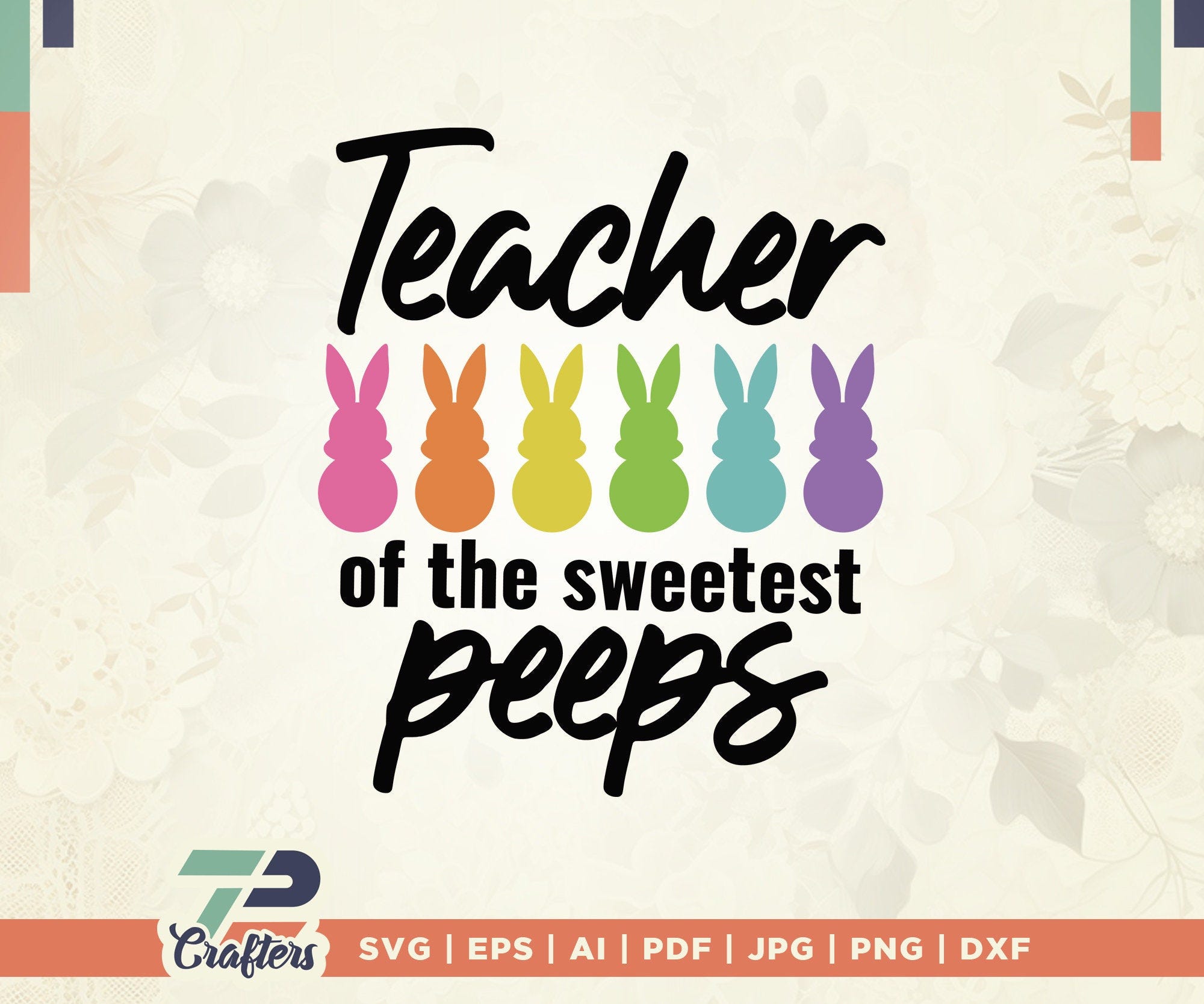 Easter Teacher SVG, Easter Svg, Gift For Teacher, Svg Files, Png Files, Digital Download, Free Commercial Use, PNG JPG, circuit, cut file