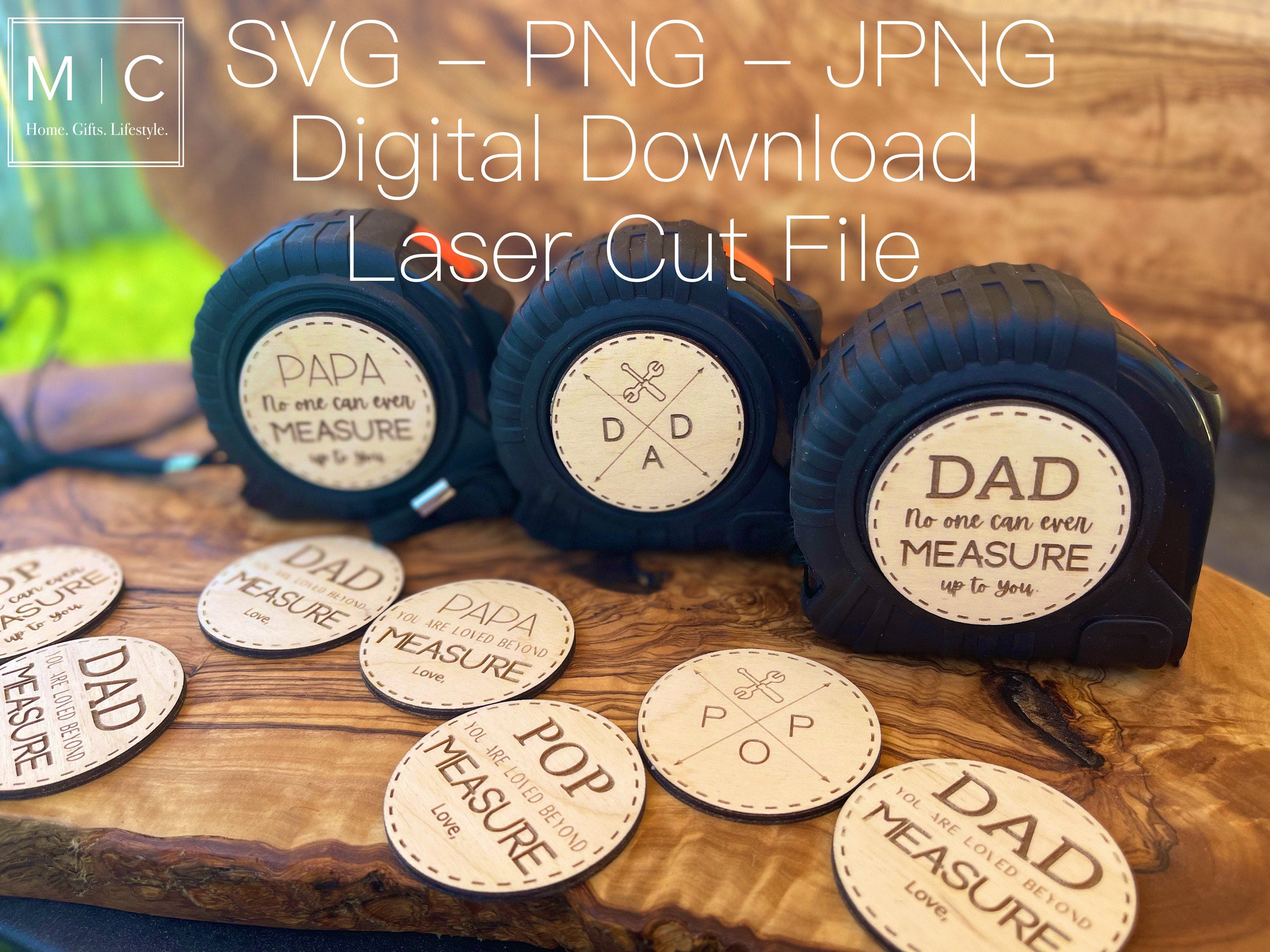 Tape Measure SVG, Father