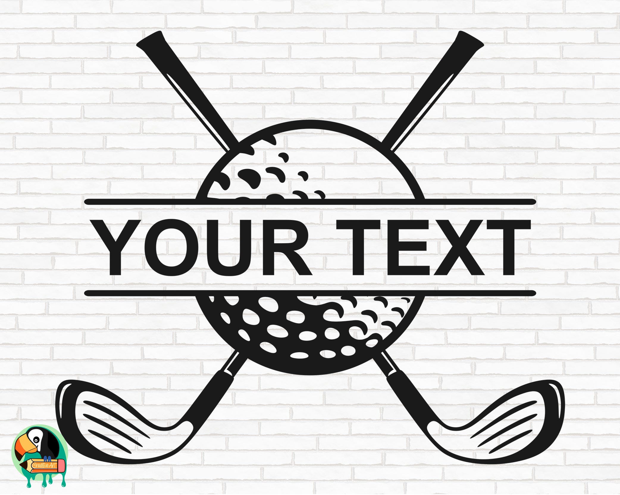 Golf Monogram SVG, Golf Split Frame Svg, Golfing Svg, Golfer Svg, Golf Club Svg, Golf Player Svg, Golf Monogram Cut Files, Cricut, Png, Svg