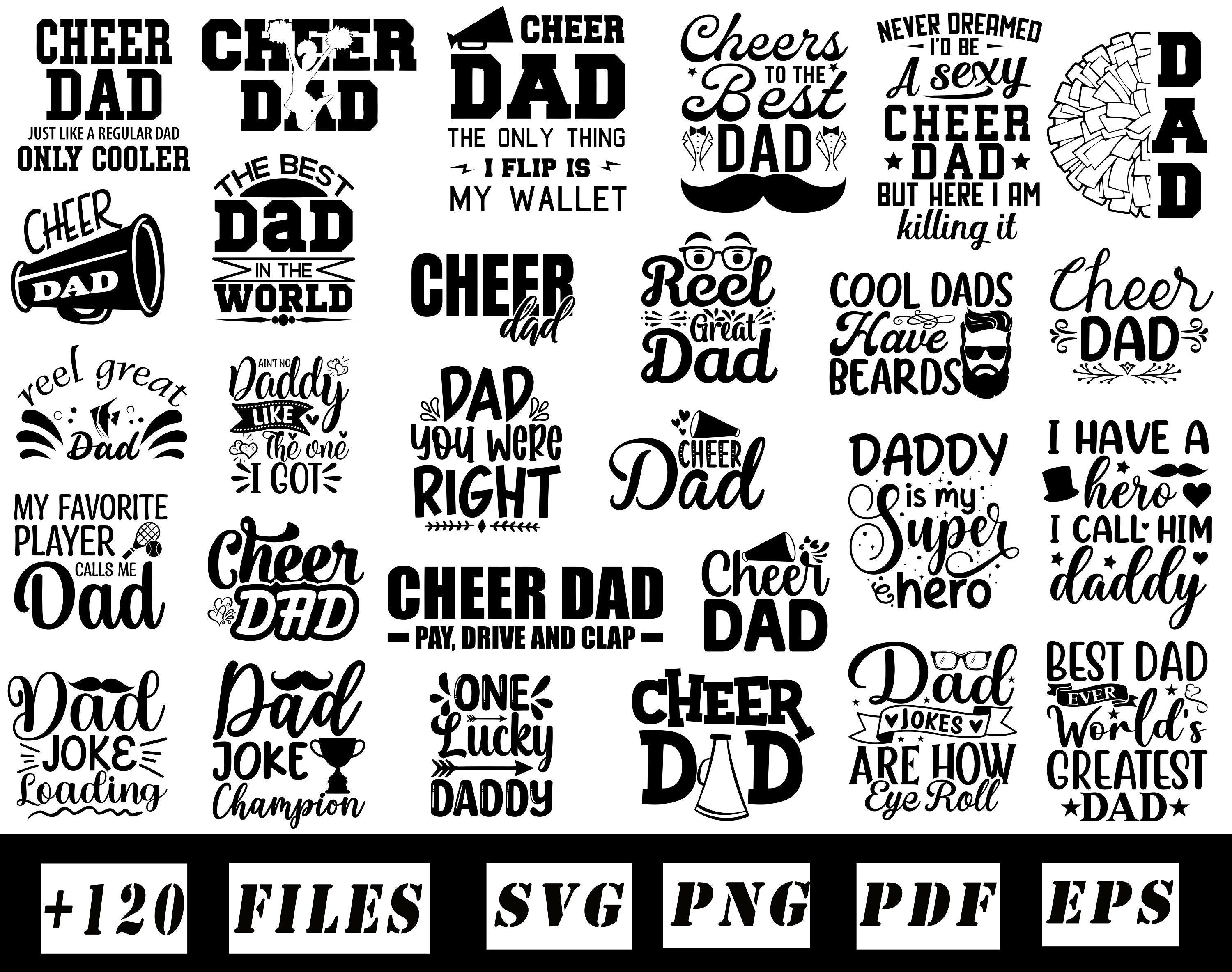 Cheer Dad Svg, Cheer Dad Png, Cheer Dad Shirt Cheer Dad, Cheer Dad Clipart, Cheer Shirt Svg, Cheer Coach Svg, Svg Files For Cricut