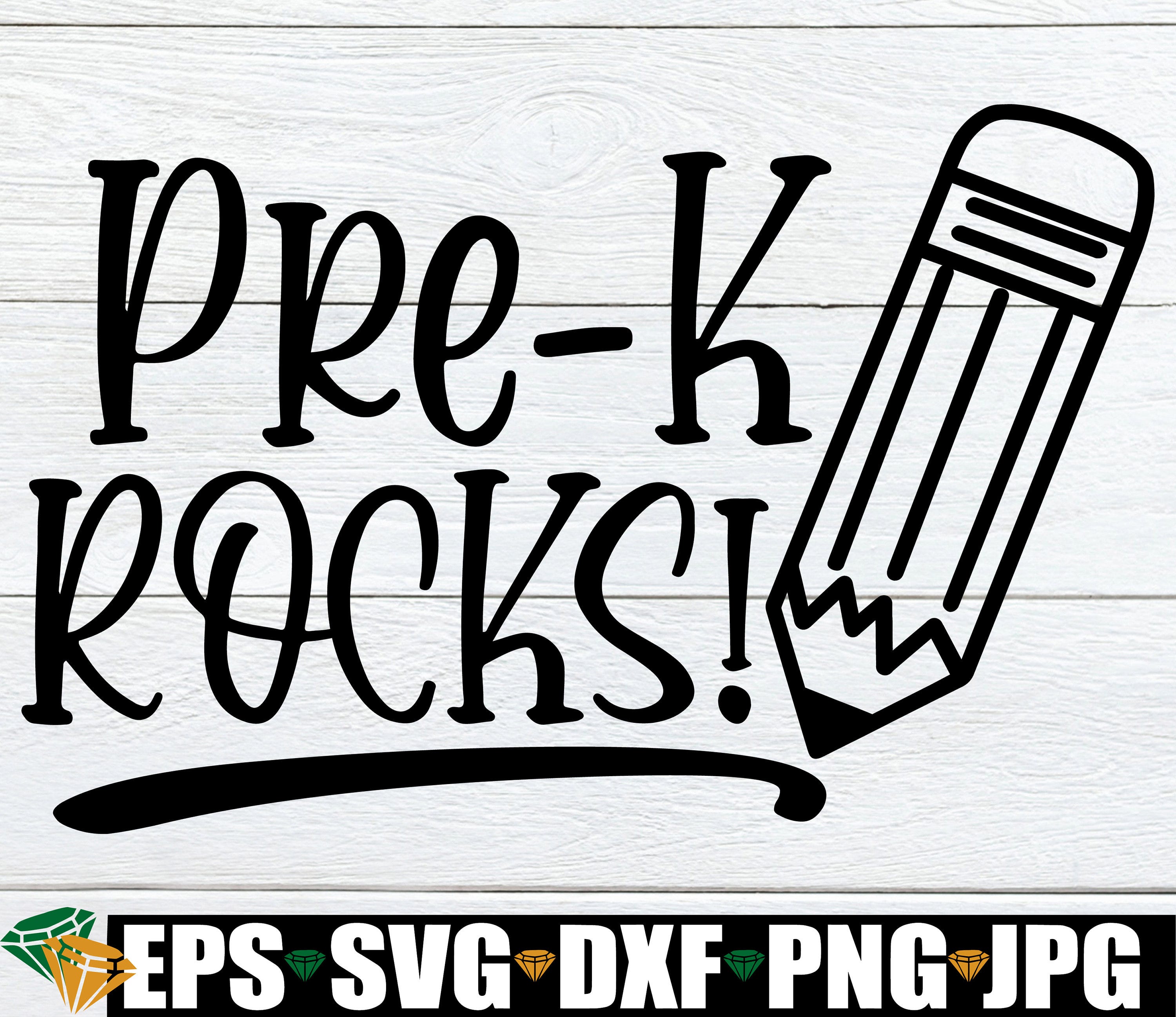 Pre-K Rocks, 1st Day Of Pre-K, Pre-K Teacher, First Day Of Pre-K, Pre-K Teacher SVG, First Day Of School,  Pre-K SVG, SVG, Cut File, jpg