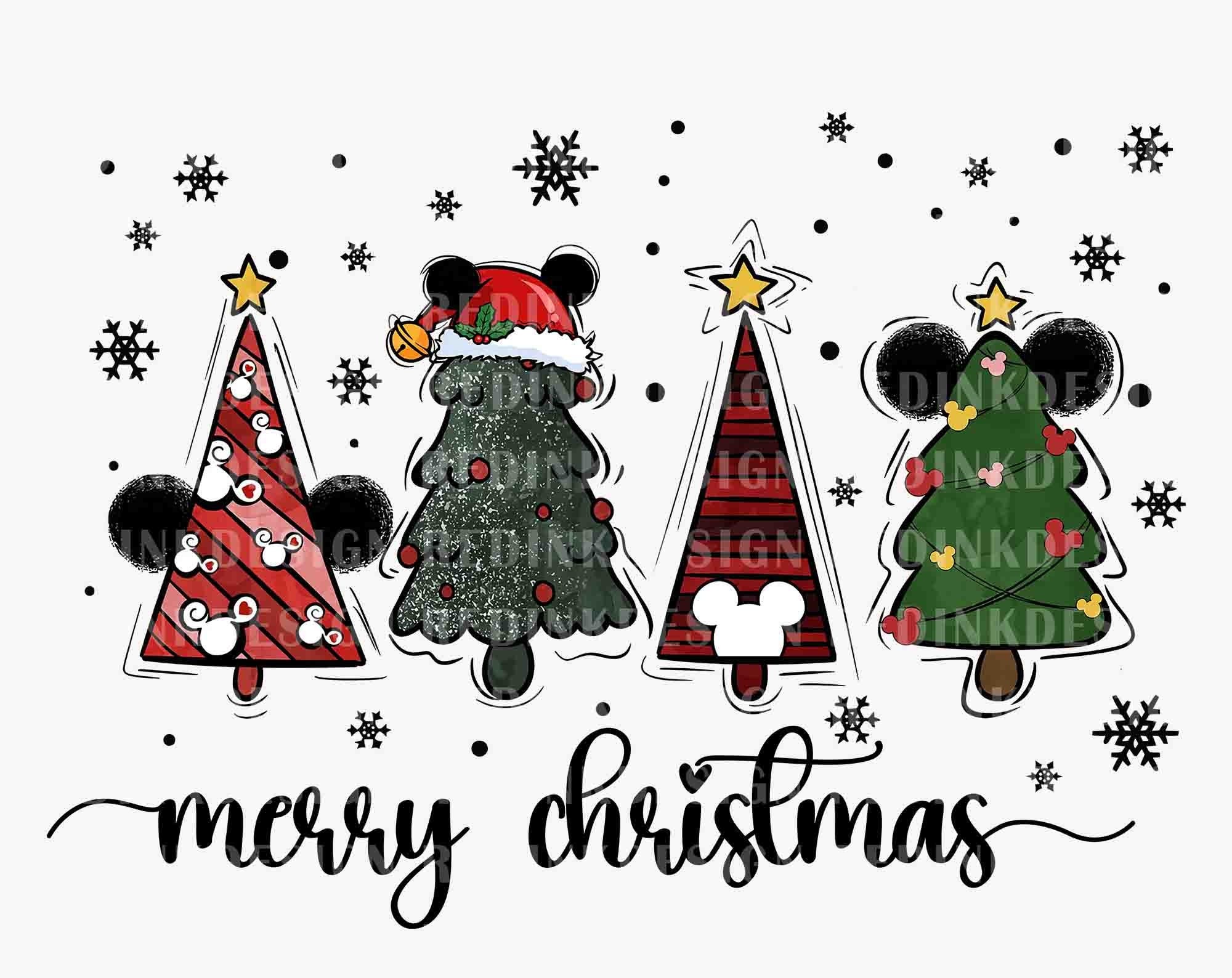 Merry Christmas PNG, Christmas Tree Png, Xmas Holiday Png, Santa Hat Png, Christmas Season Png, Trendy Christmas Png For Shirt