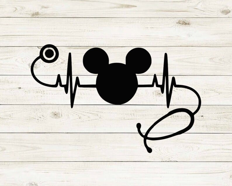 Mickey svg, Mickey Pulse svg, Pulse svg, Nurse Life svg, Mickey Heart beat svg, Mickey, Cricut svg