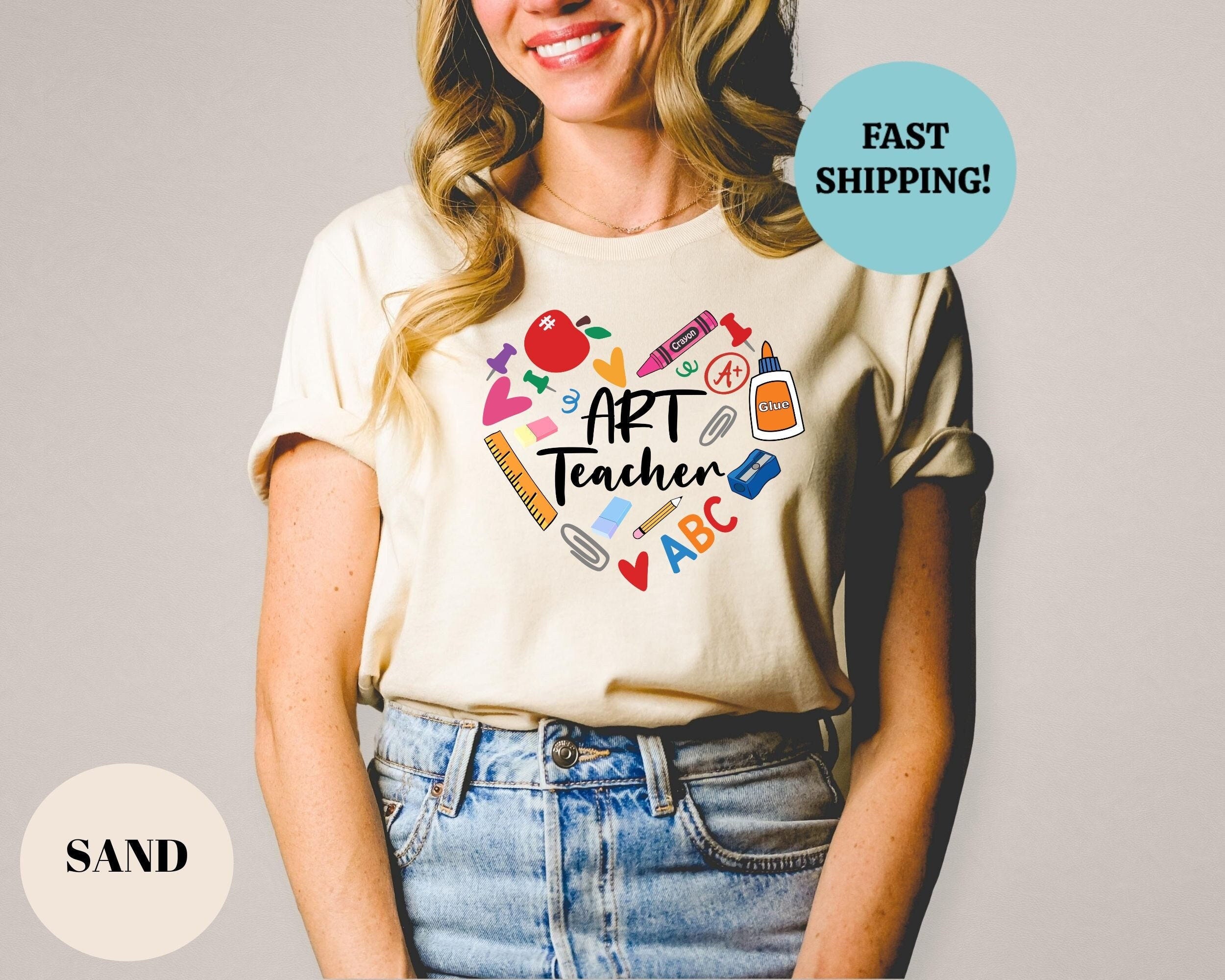 Art Teacher Shirt, Art Teacher Gifts, Gift For Teacher, Teacher Shirt, Art Tshirt, Artist T-Shirt, Art Lover Tee, Art Teacher Tee