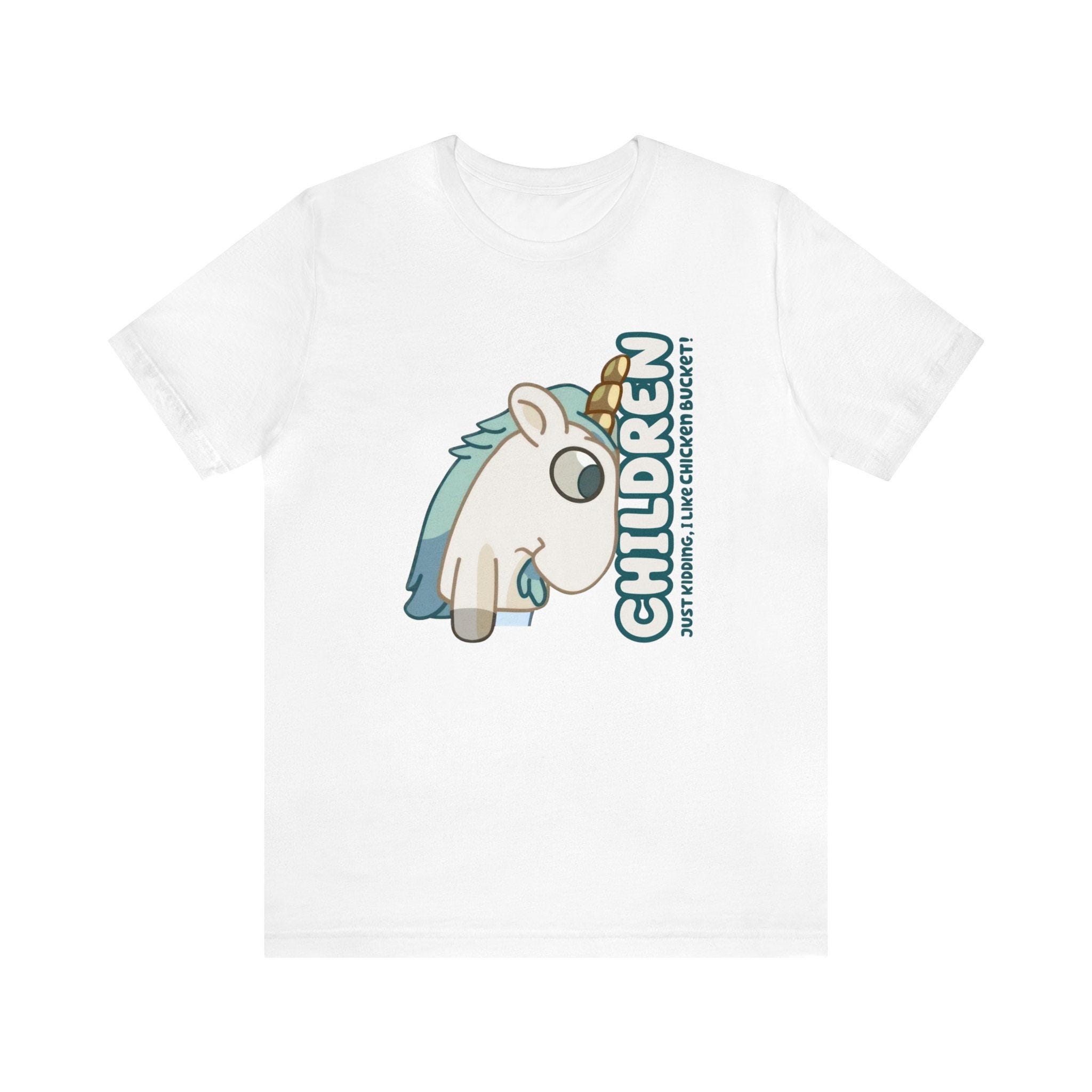 Bluey Unicorse Shirt, Bluey Shirt, Unicorse Gift, Gift Shirt, Children, Chicken bucket