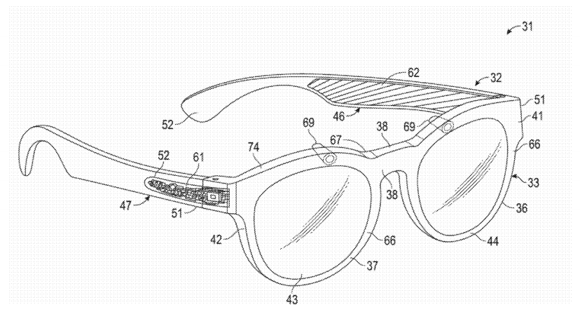 Snapchat AR-enabled wearable patent