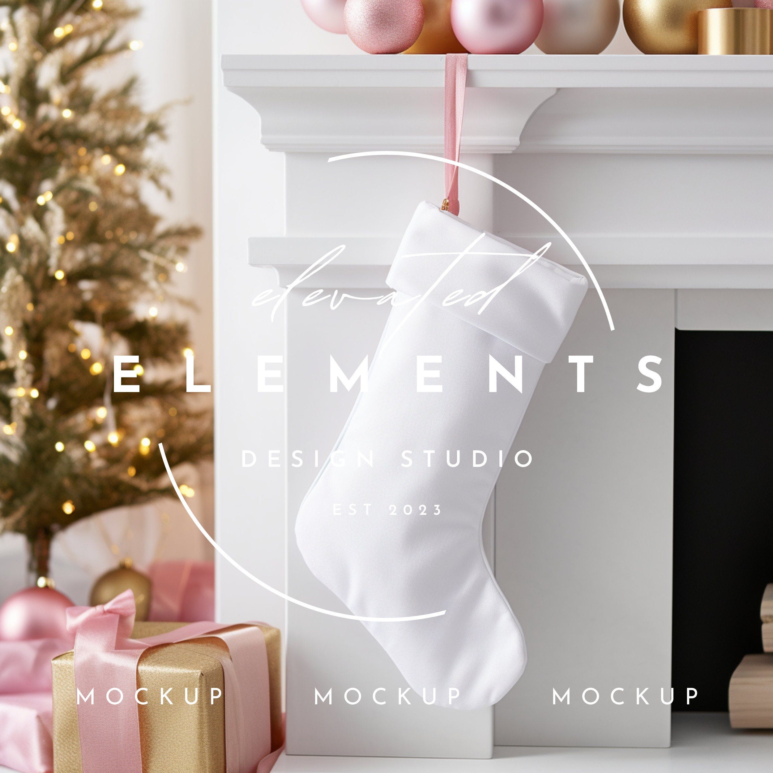 Blank Stocking | Blank Christmas Mockup | Stocking Mockup | Blank Stocking Mockup | Christmas Stocking Mock Up | Festive Stocking Mockup