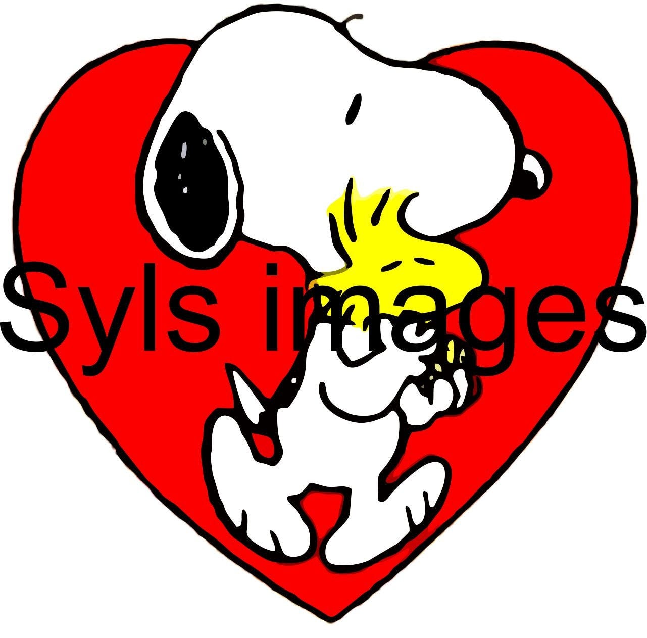 Snoopy heart love svg file digital download