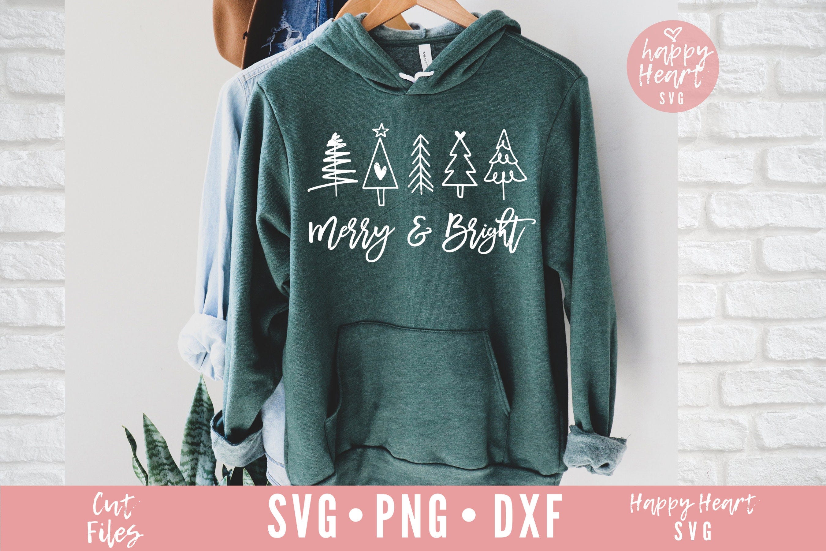 Merry And Bright svg, Christmas svg, dxf, png instant download, Merry Christmas svg, Christmas Saying svg, Christmas Shirt svg, Holiday svg