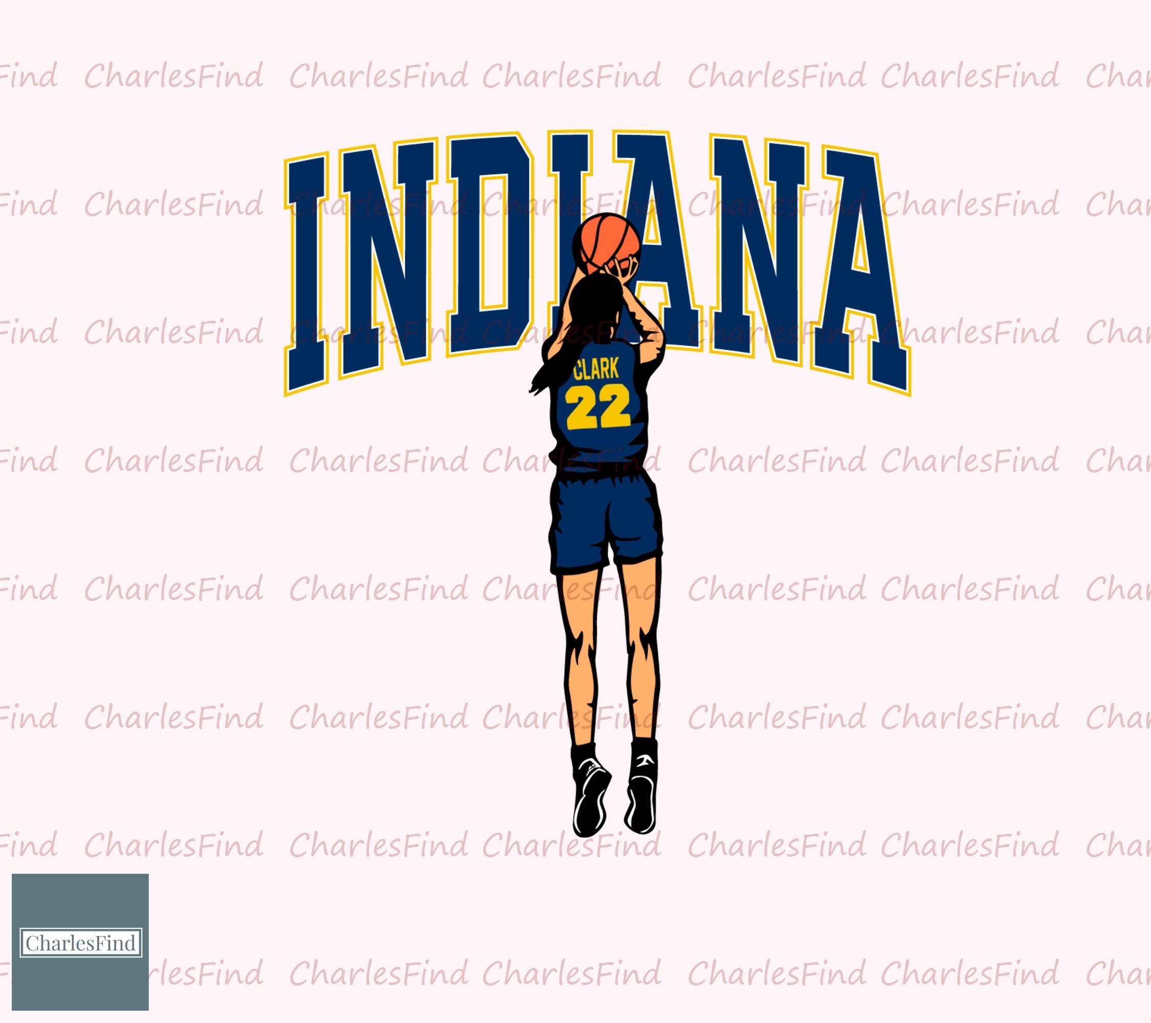 Caitlin Clark Play Indiana Basketball Svg Digtital Download