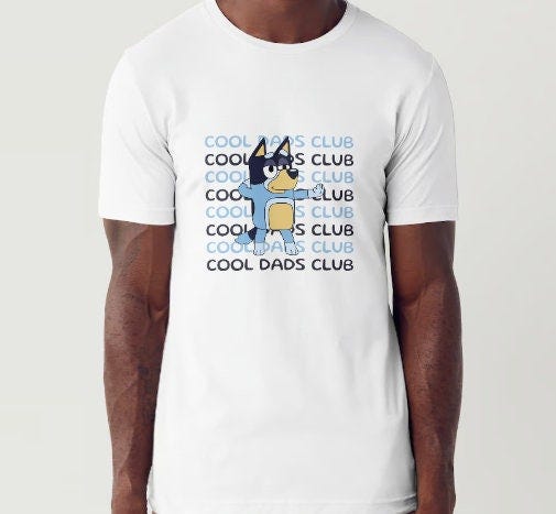 SVG, PNG, PDF Bluey Bandit Cool Dads Tshirt Design / Fathers Day Bluey Tshirt Design / Cool Dads Club Bandit Tshirt Design / Bluey Tshirt