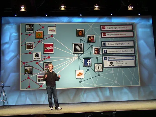 Mark Zuckerberg unveiling Open Graph 