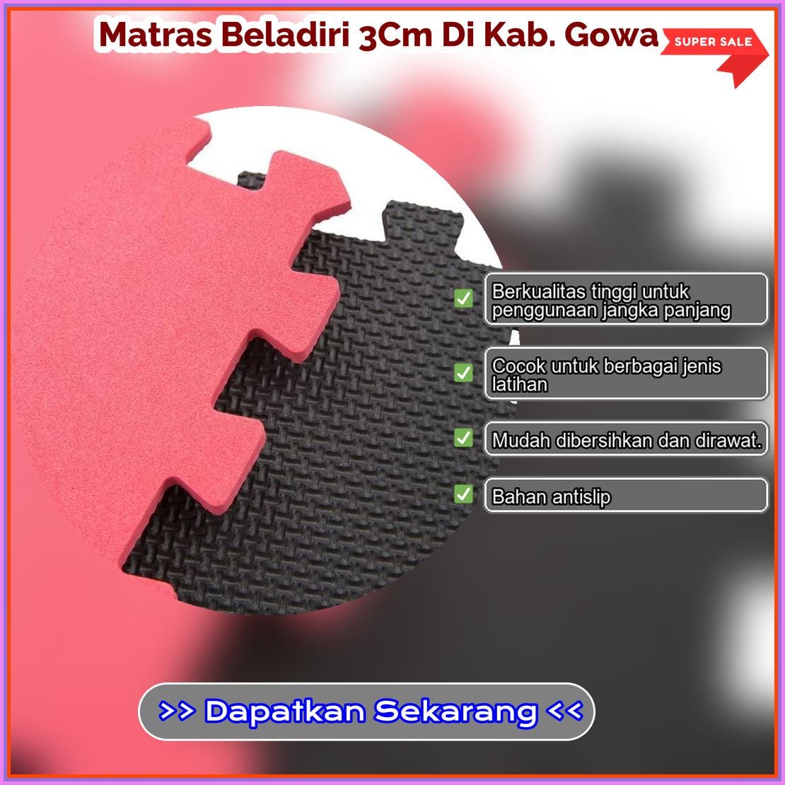 Matras Beladiri 3Cm Di Kab Gowa