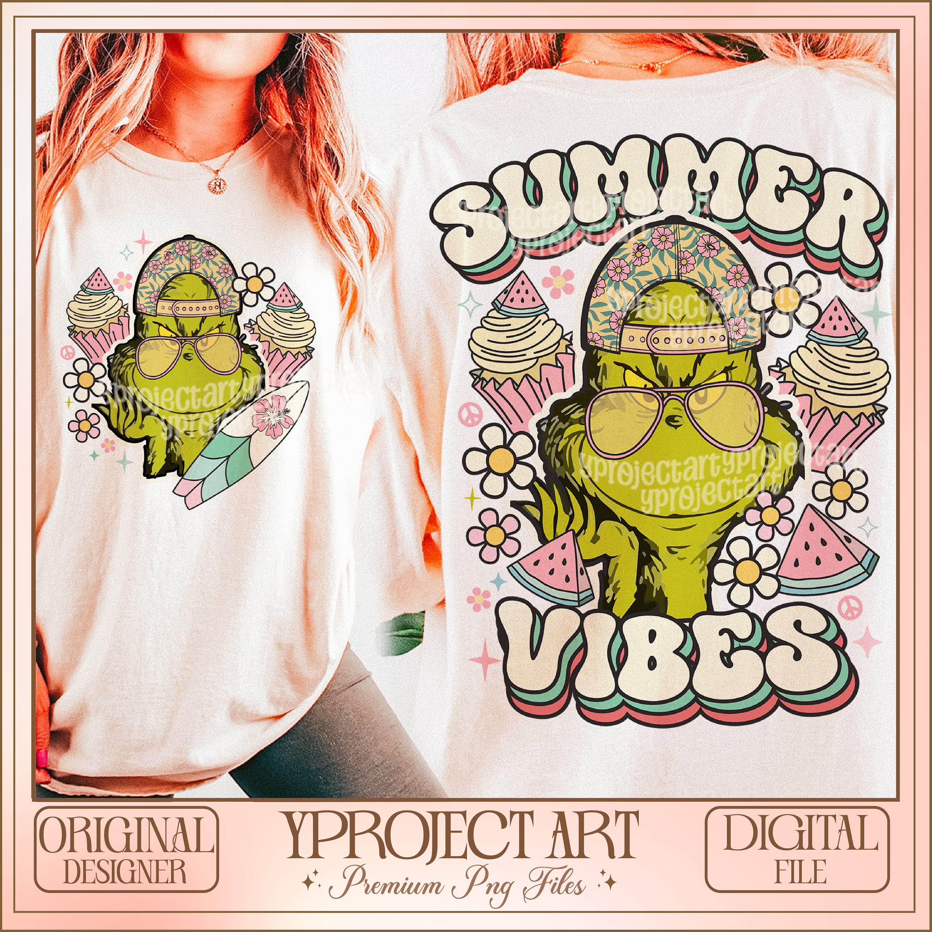 Summer Vibes PNG, Trendy Summer Sublimation, Funny Summer Designs, Beach Vibes Png, Retro Summer Png, Grinc Shirt Png, Cute Summer Png