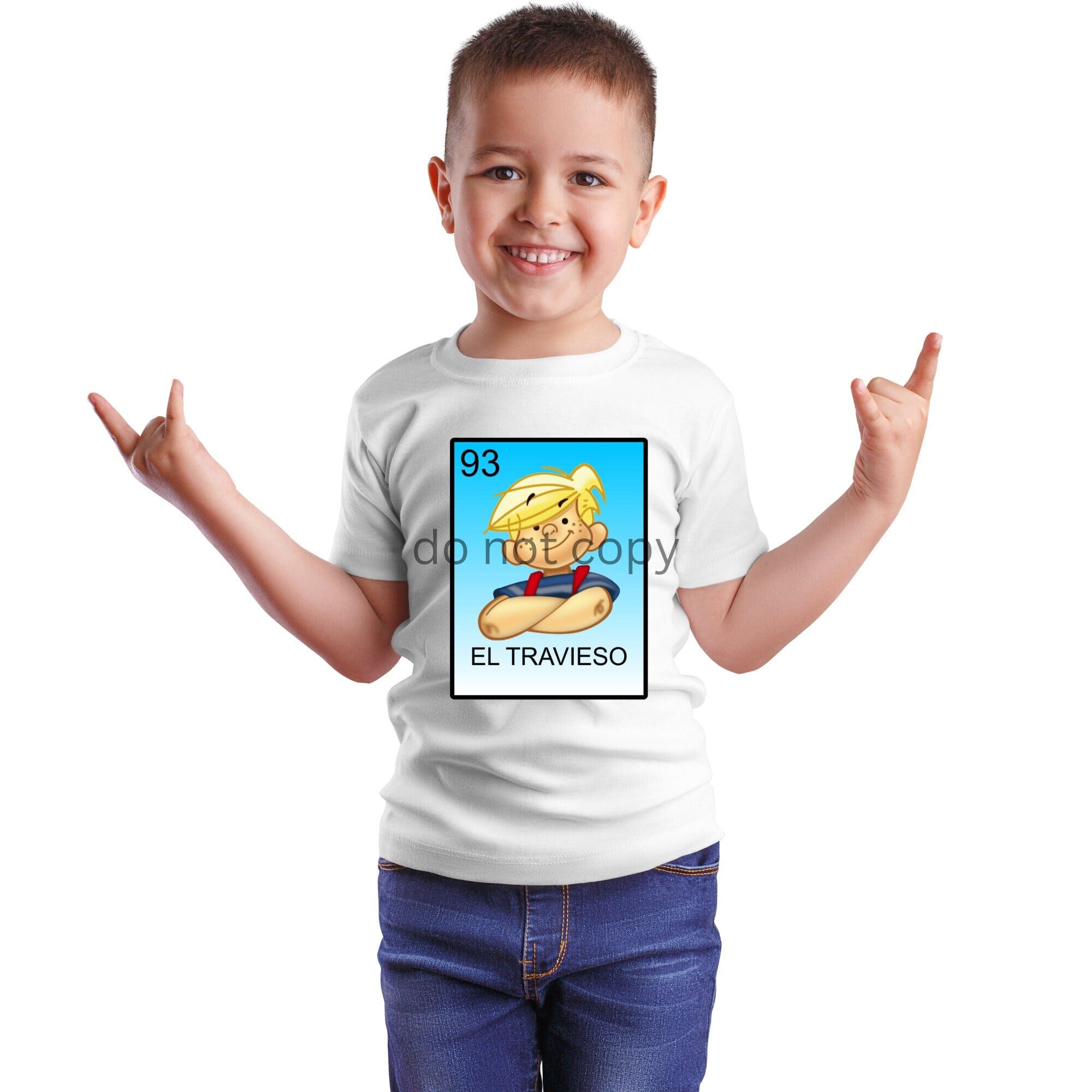 El travieso loteria card Mexican bingo tarjeta chistoso man boy tshirt design png transparent background