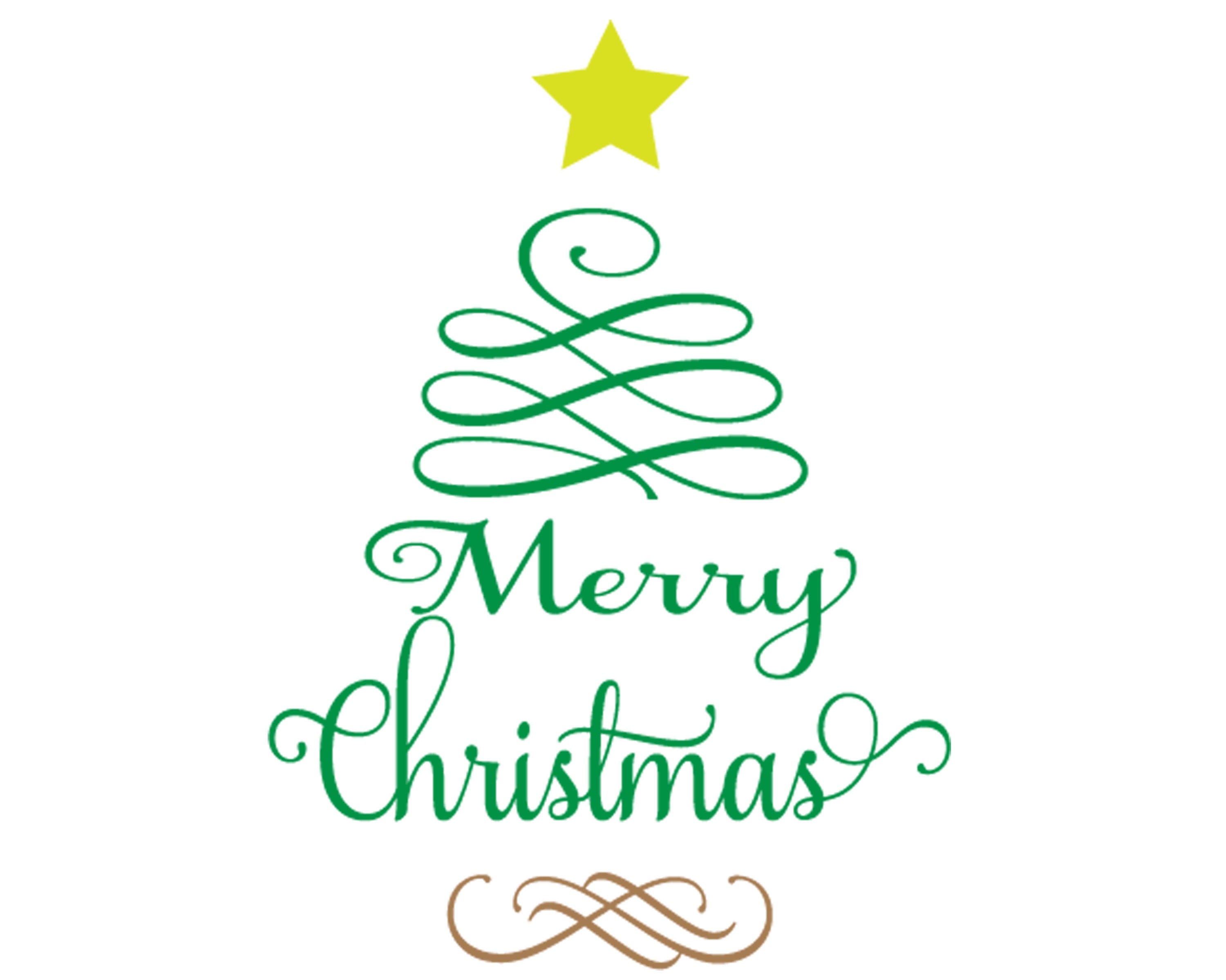 Merry Christmas svg | Christmas tree svg | Digital Download | eps png dxf